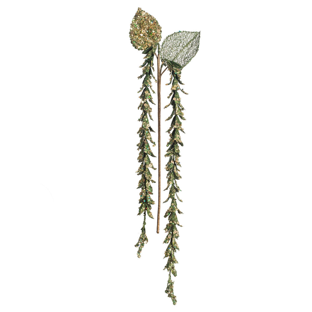 Vickerman 20” Green Pearl Hanging Lupin  3/Bg - OF180504