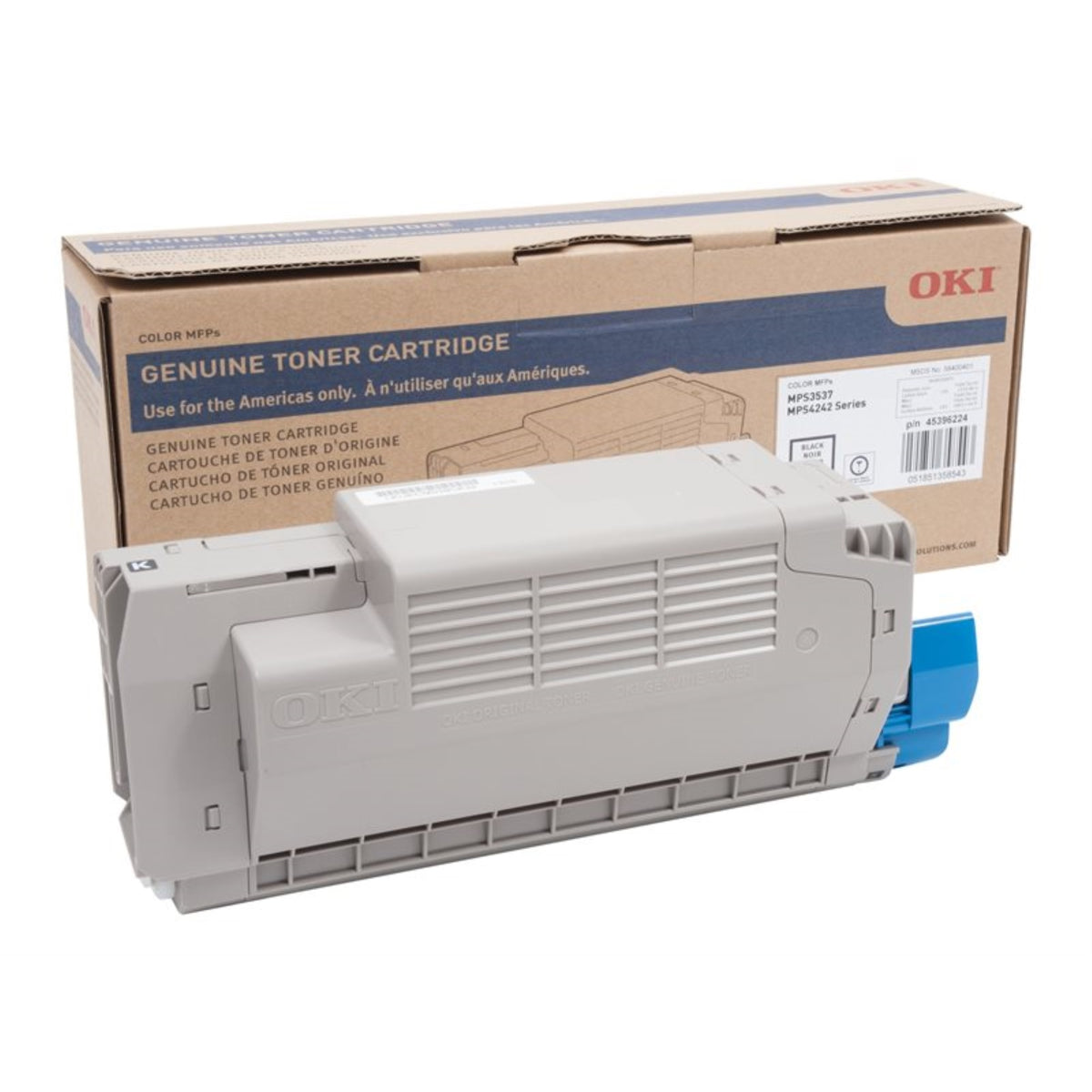 Okidata Mps4242Mc 1-Sd Yld Black Toner, 12.9K Yield