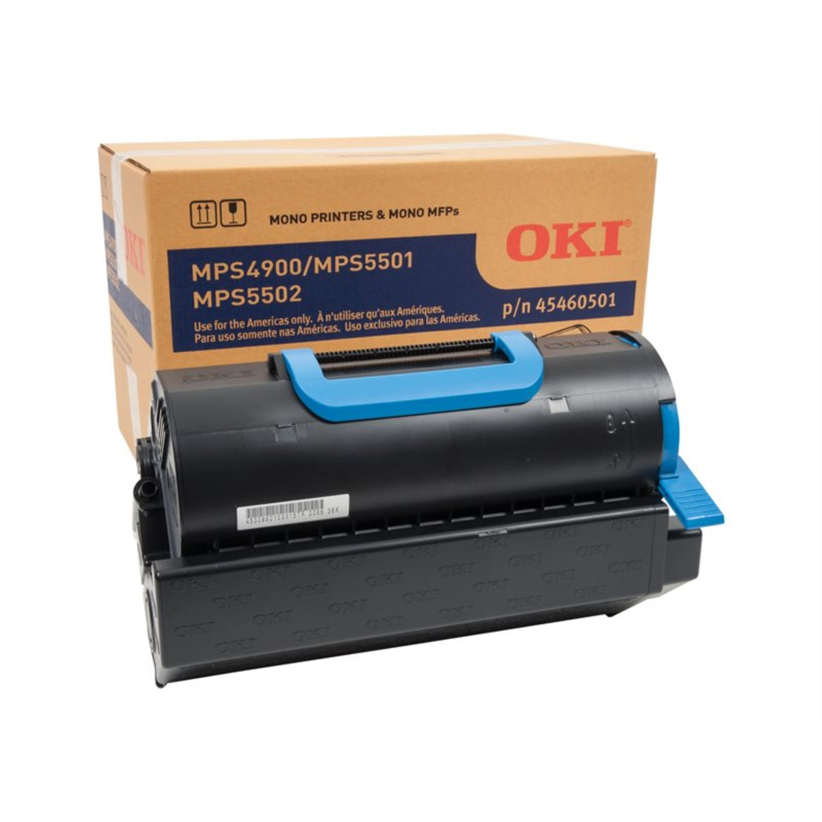 Okidata Mps5501B 1-Sd Yld Black Toner, 30K Yield