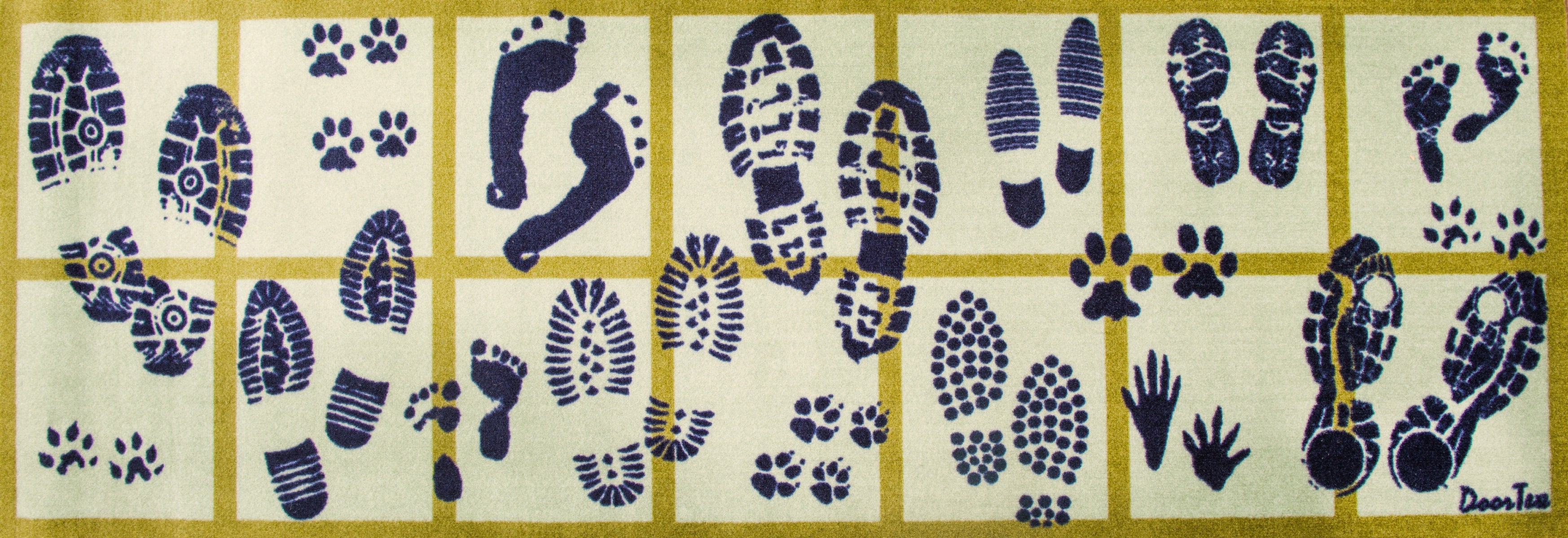 Doortex Shoe Design Long Indoor Entrance Runner - 20 x 55″