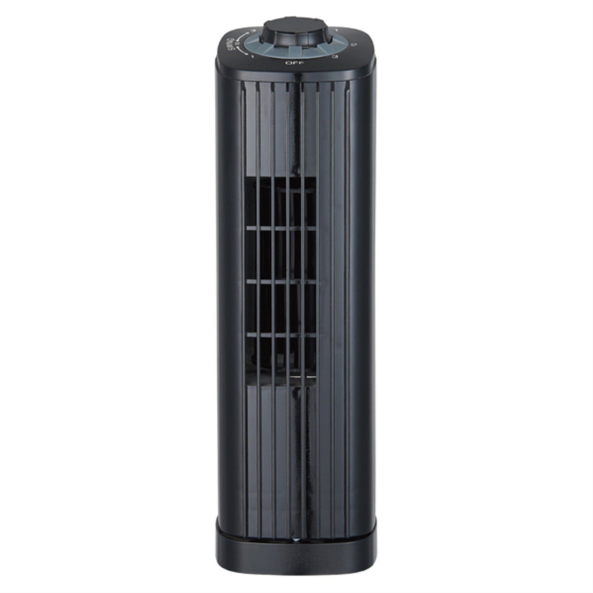 Optimus F-7348Bk-F F-7348 3-Speed 50-Watt 14-In. Portable Ultra-Slim Desktop Oscillating Tower Fan (Black)