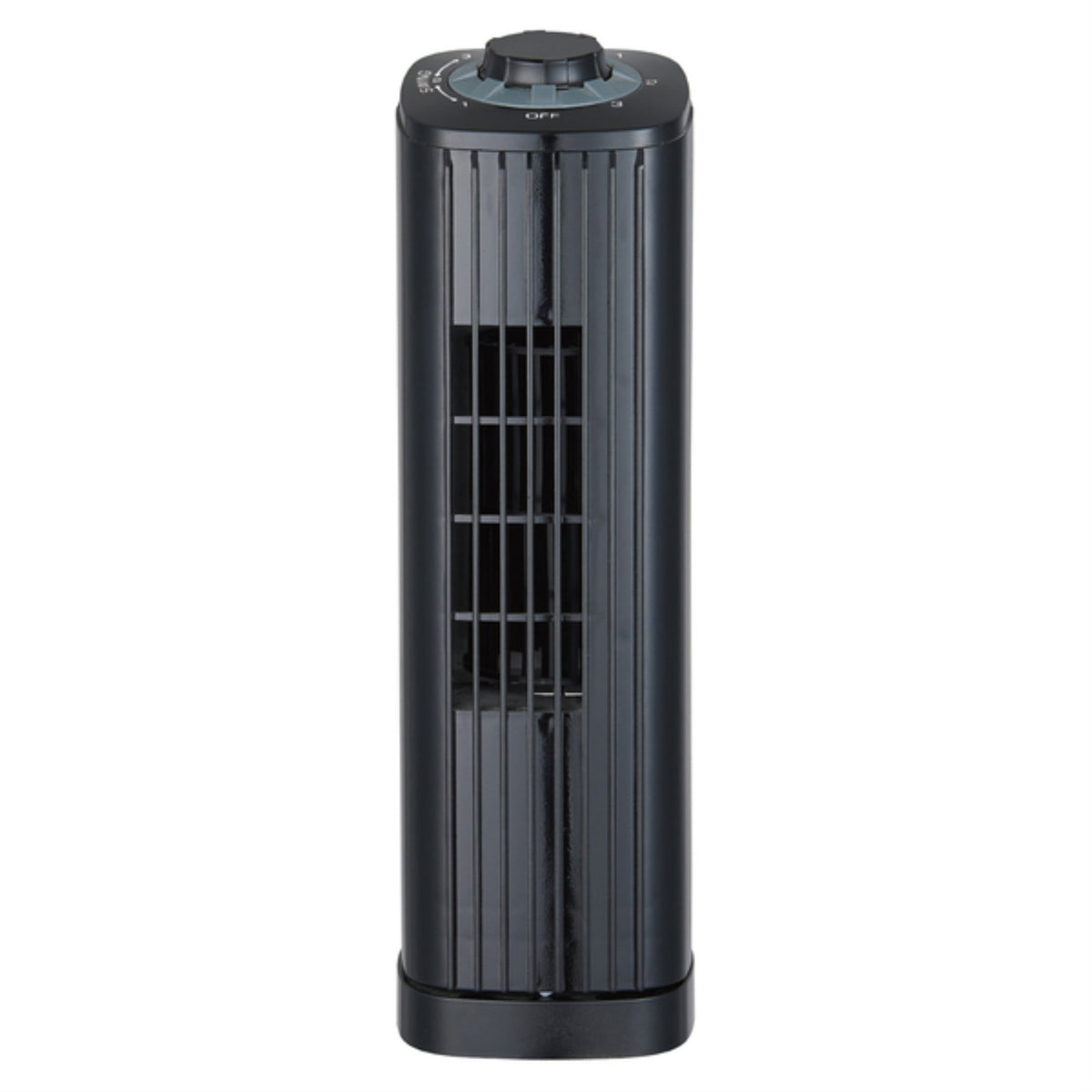 Optimus F-7348Bk-F F-7348 3-Speed 50-Watt 14-In. Portable Ultra-Slim Desktop Oscillating Tower Fan (Black)