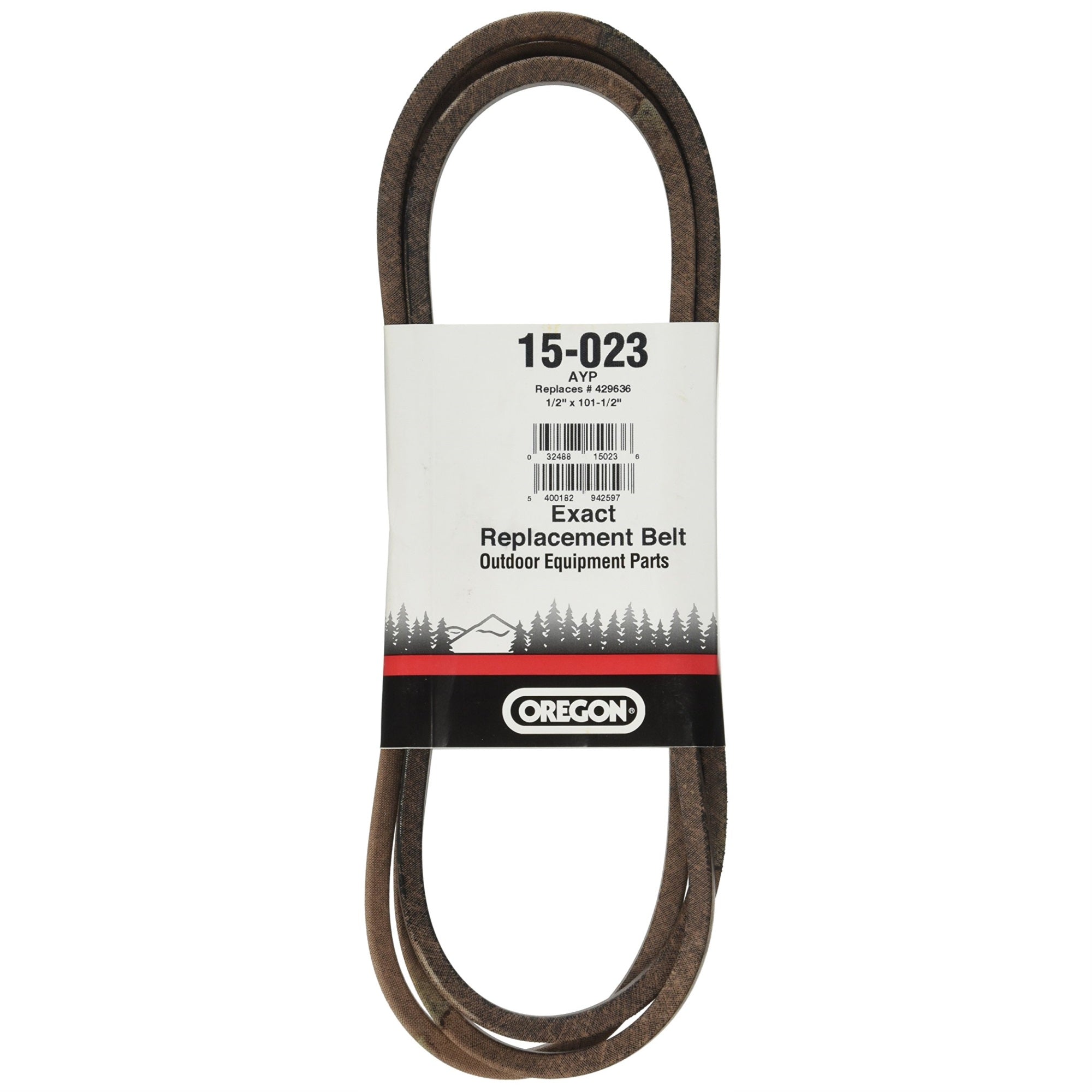 Oregon 15-023 Deck Belt 1/2' By 101-1/2' Lawn Mower Belts