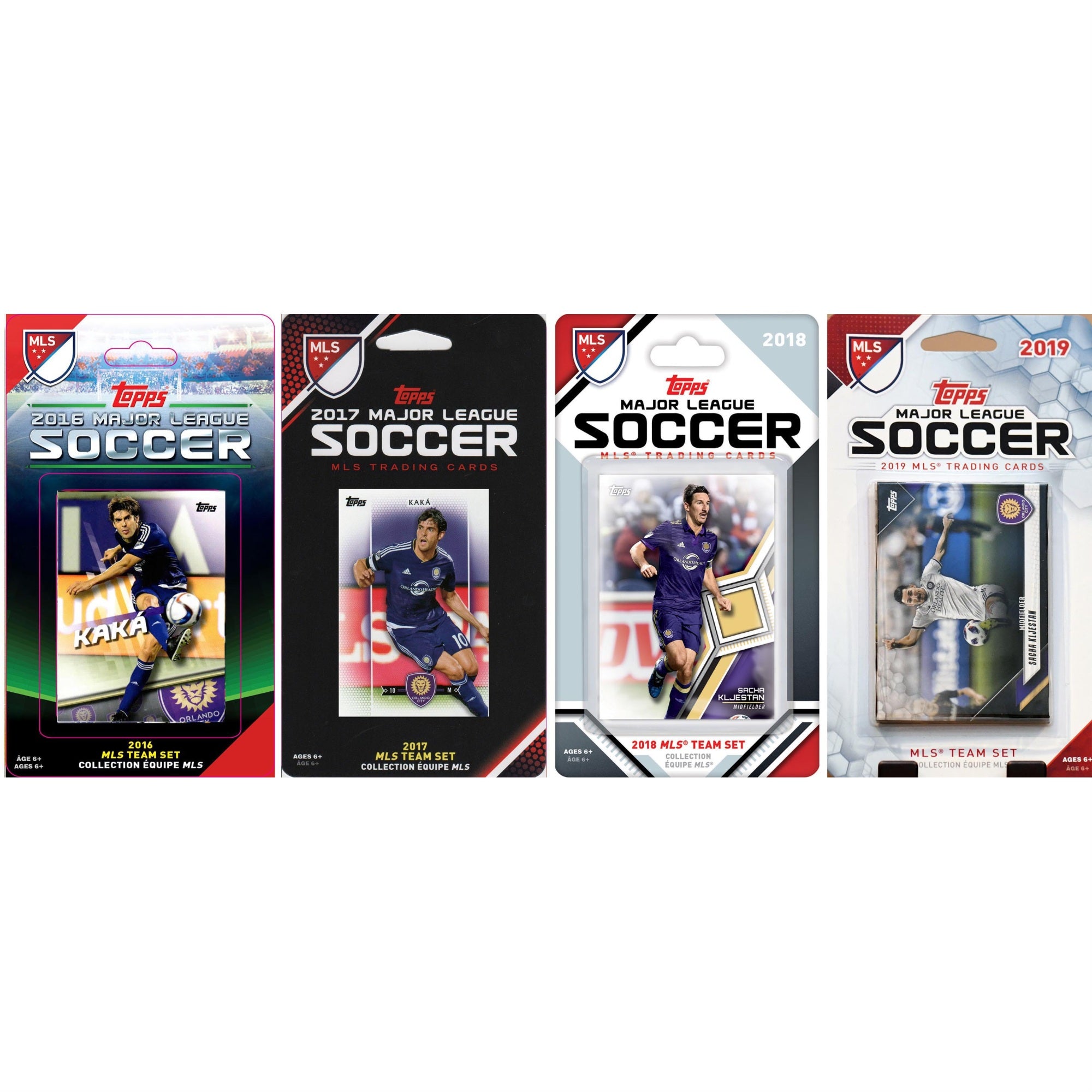 MLS Orlando FC 4 Different Licensed Trading Card Team Sets