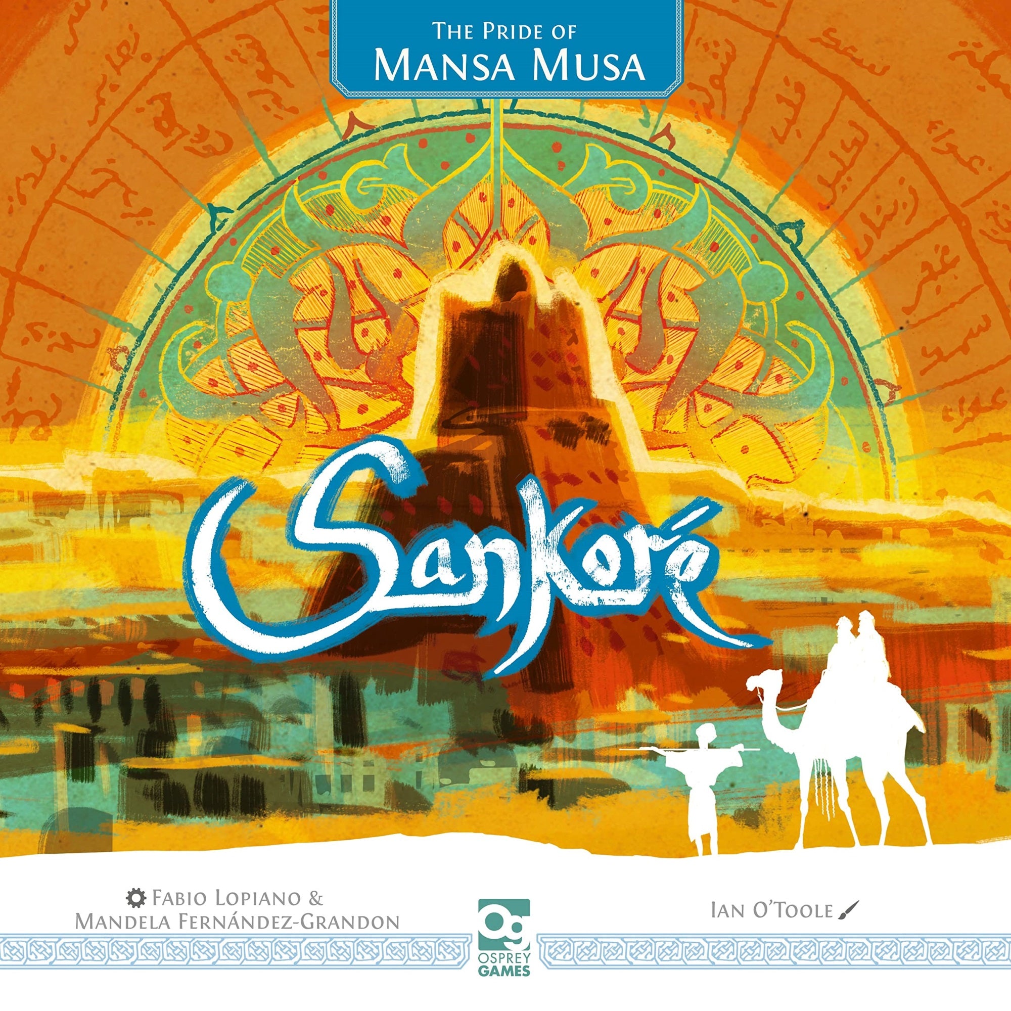 Sankore: The Pride of Mansa Musa by Osprey Games | Mid-Weight Euro Strategy Board Game for 1-4 Players, Ages 14+ | 14th-Century Timbuktu