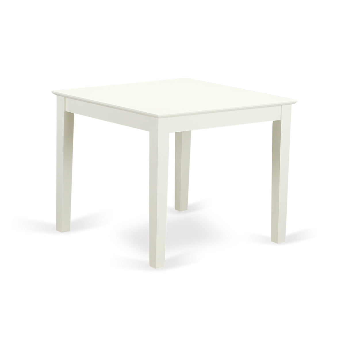 5 Pc Small Kitchen Table Set With Hardwood Dining Chairs In Linen White - Oxdo5-Lwh-W'