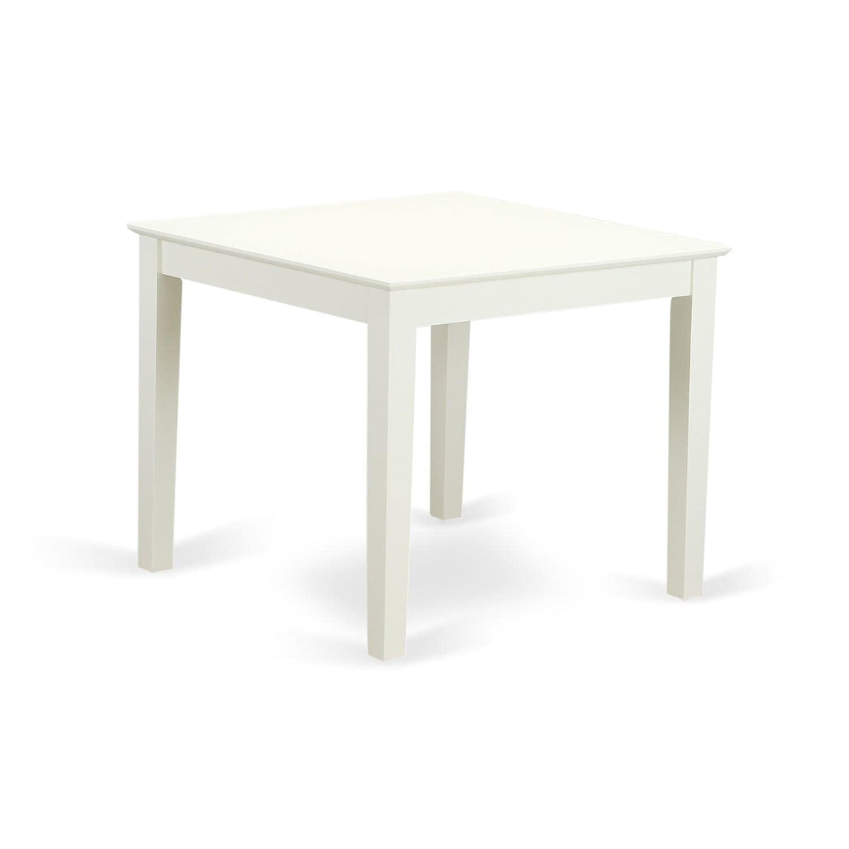 East West Furniture Oxla3-Lwh-06 3 Piece Room Furniture Set Contains A Square Dining Table And 2 Shitake Linen Fabric Upholstered Chairs, 36X36 Inch