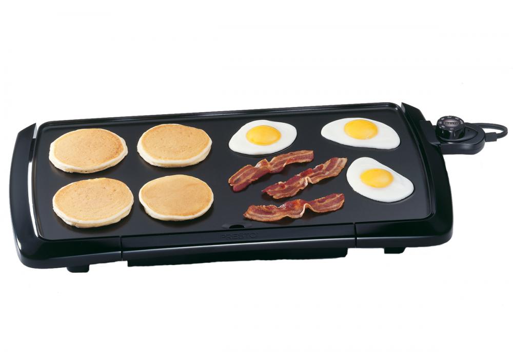 PRESTO 20-INCH COOL TOUCH GRIDDLE, BLACK