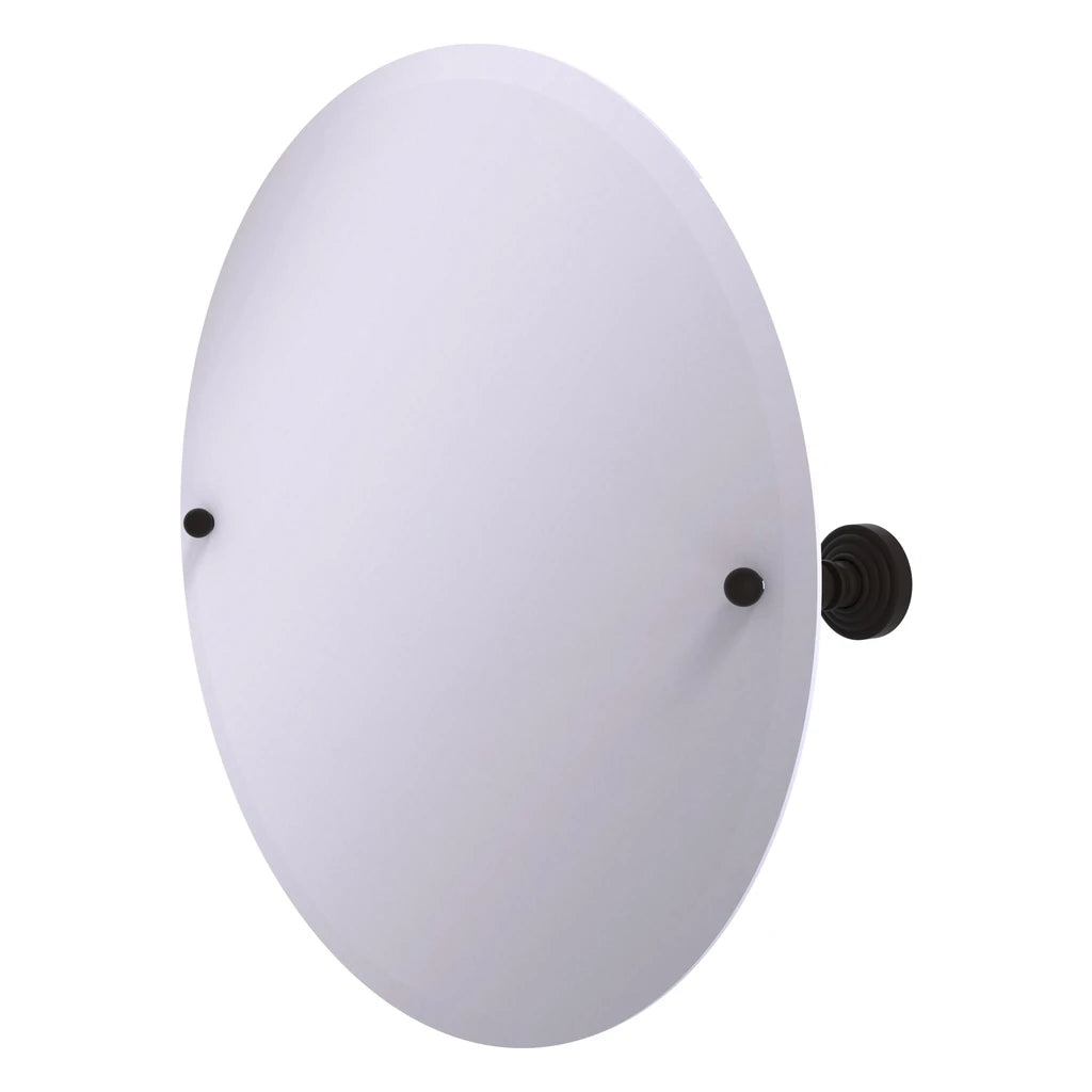 Frameless Round Tilt Mirror with Beveled Edge - P1090-ORB