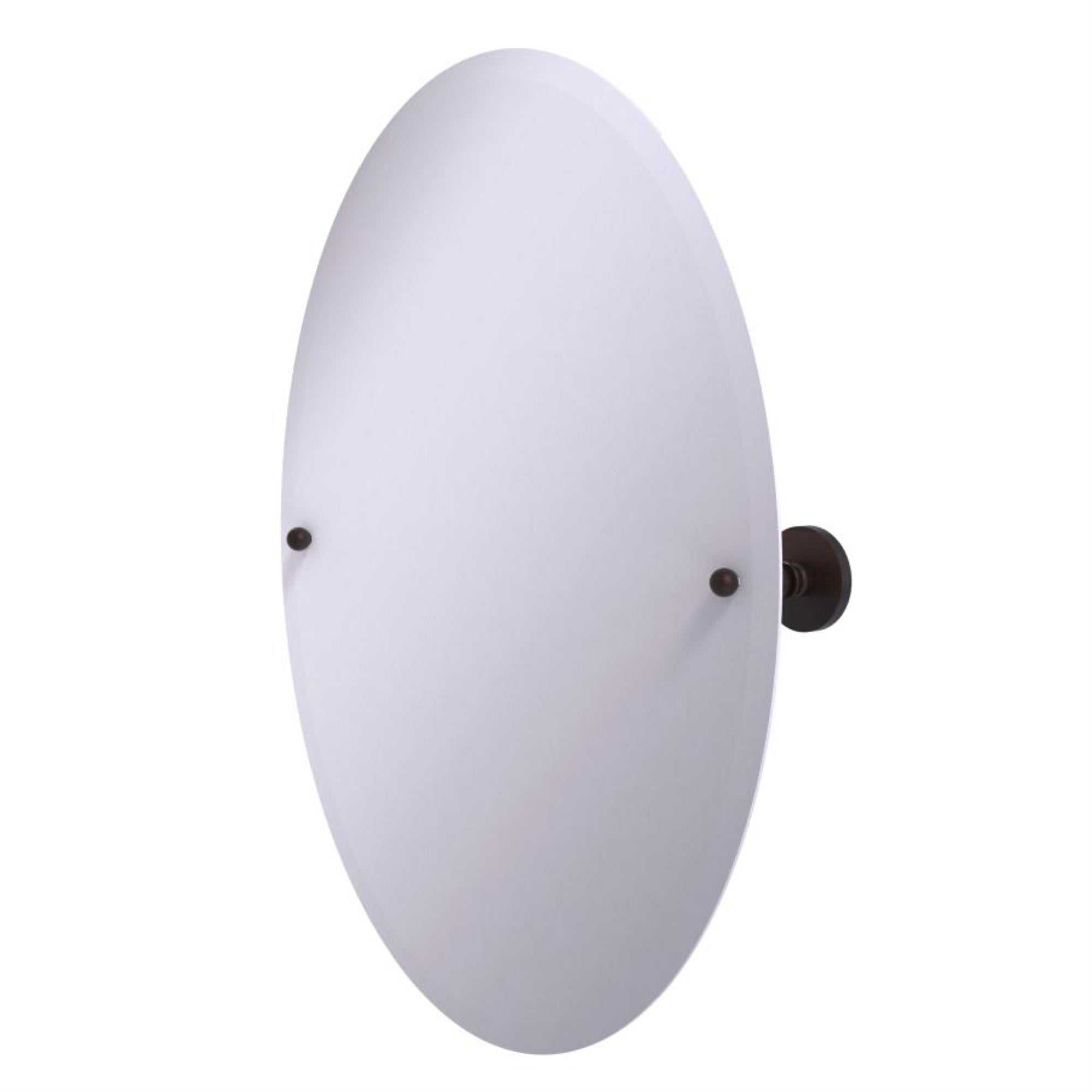 Frameless Oval Tilt Mirror with Beveled Edge - P1091-VB