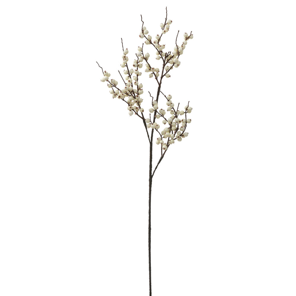 Vickerman 38″ White Indoor/Outdoor Berry Branch - P135804