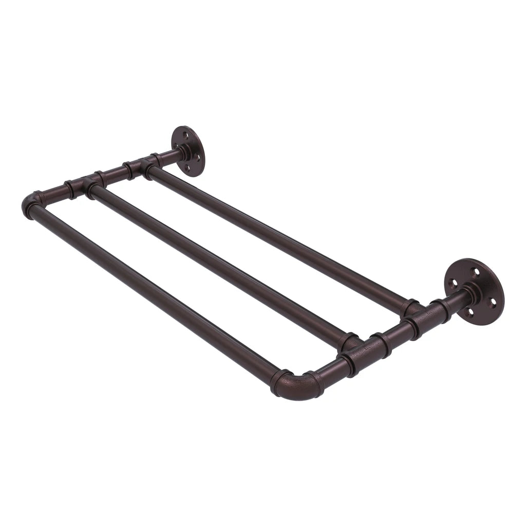 Pipeline Collection 24 Inch Wall Mounted Towel Shelf - P-230-24-Ts-Abz
