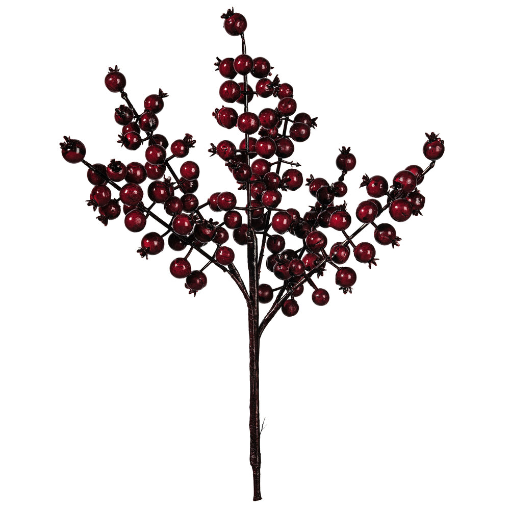 14” Burgundy Crab Apple Berry Pick 6/Bag