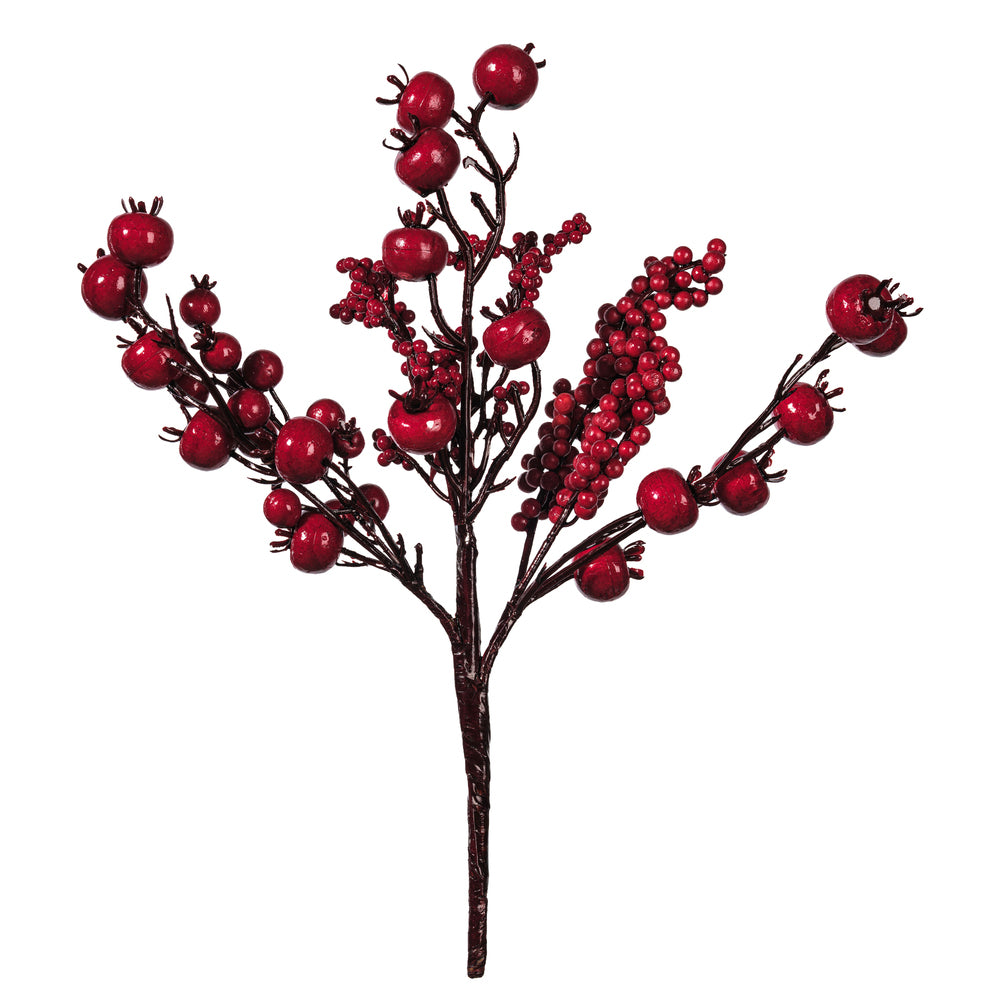 14” Red Deluxe Mixed Berry Pick 6/Bag