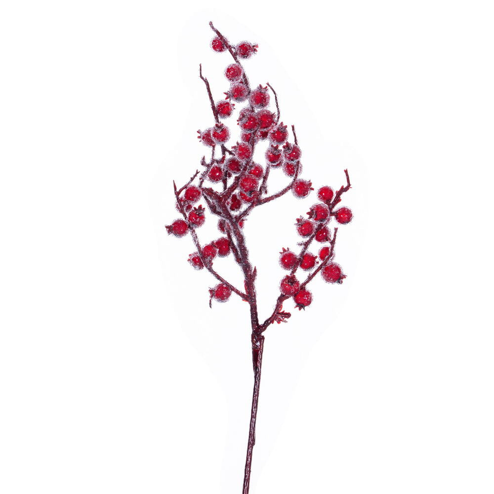 14” Winter Icy Red Berry Pick 6/Bag