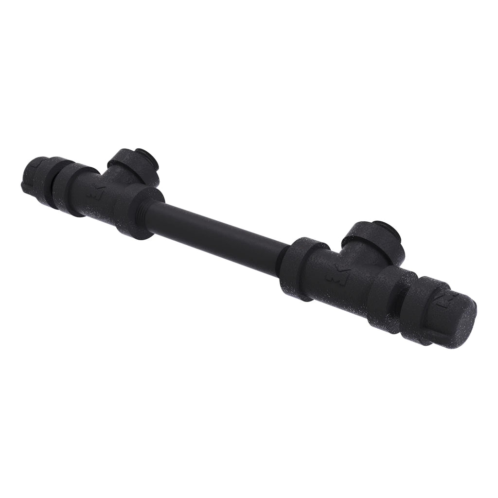 Pipeline Collection 7 Inch Overall Cabinet Pull - P-800-7-CP-BKM