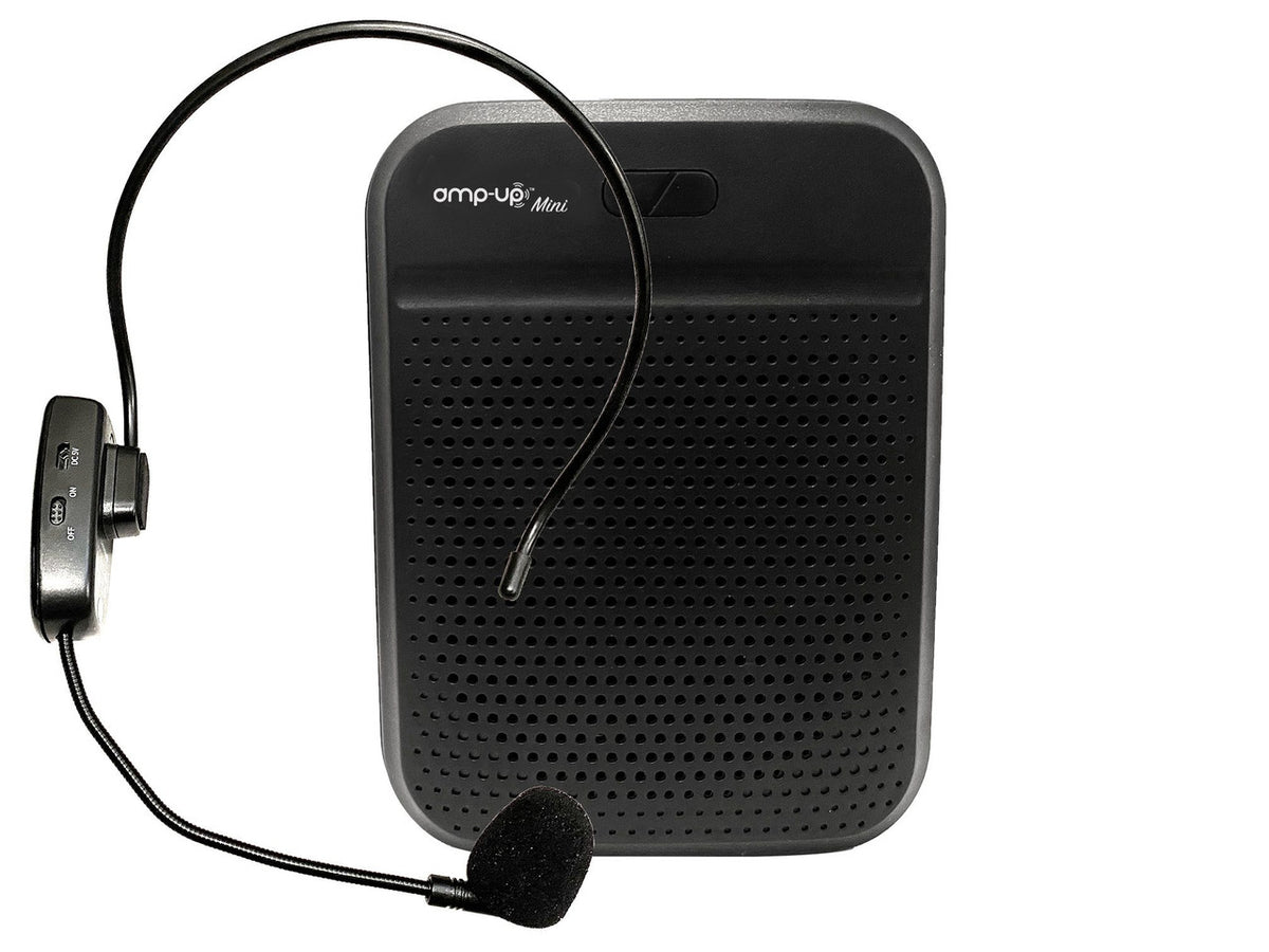 Amp-Up Mini Personal Uhf Voice Amplifier With Wireless Microphone