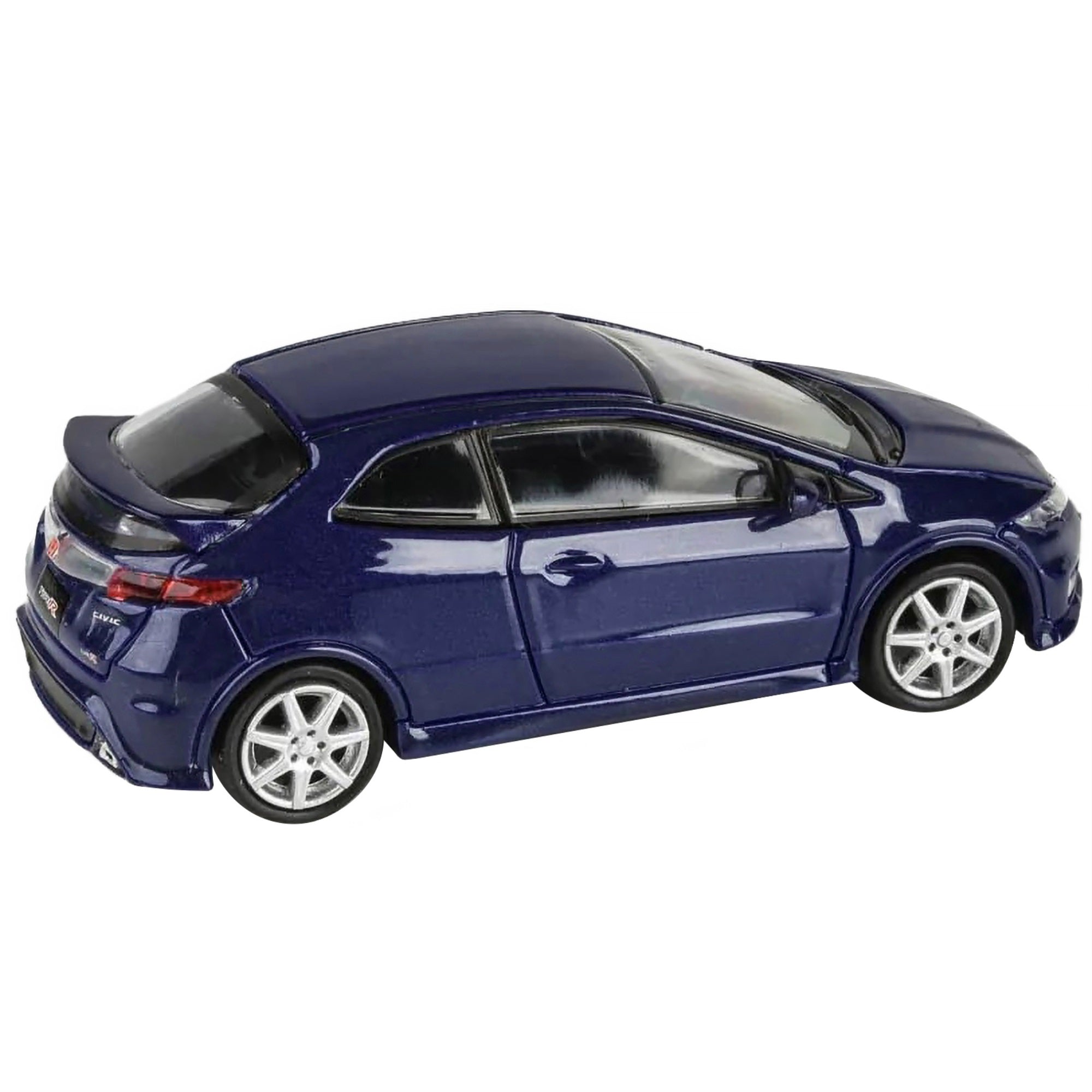2007 Honda Civic Type R Fn2 Sapphire Blue Metallic 1/64 Diecast Model Car By Paragon Models