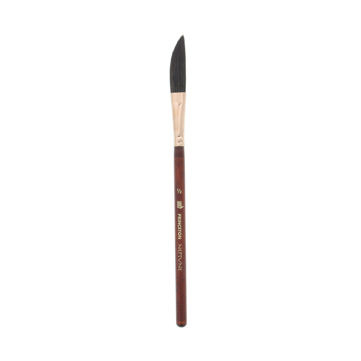 Princeton Neptune Paintbrush, Size 1/2 Inch, Dark Wood