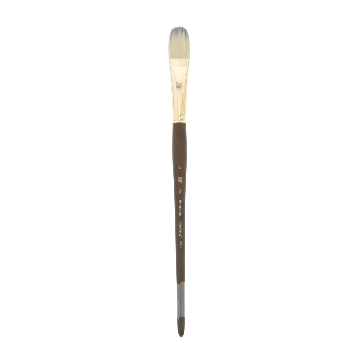 Princeton Umbria Paintbrush, Size 12, Dark Wood