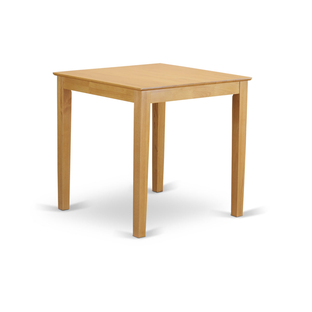 Stylish And Practical Pbcf5-Oak-W 5 Piece Counter Height Set - Durable Rubber Wood, High Top Table And 4 Chairs - Enhance Your Dining Space