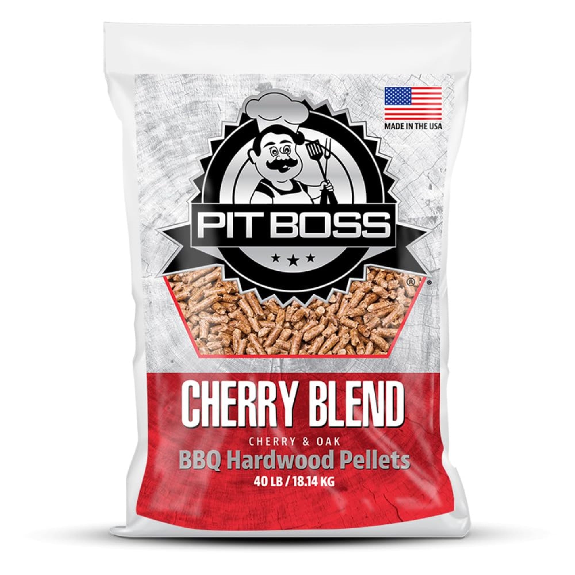 Pit Boss (40 Pound Cherry Blend) All Natural Hardwood Bbq Wood Pellets For Pellet Grills And Smokers