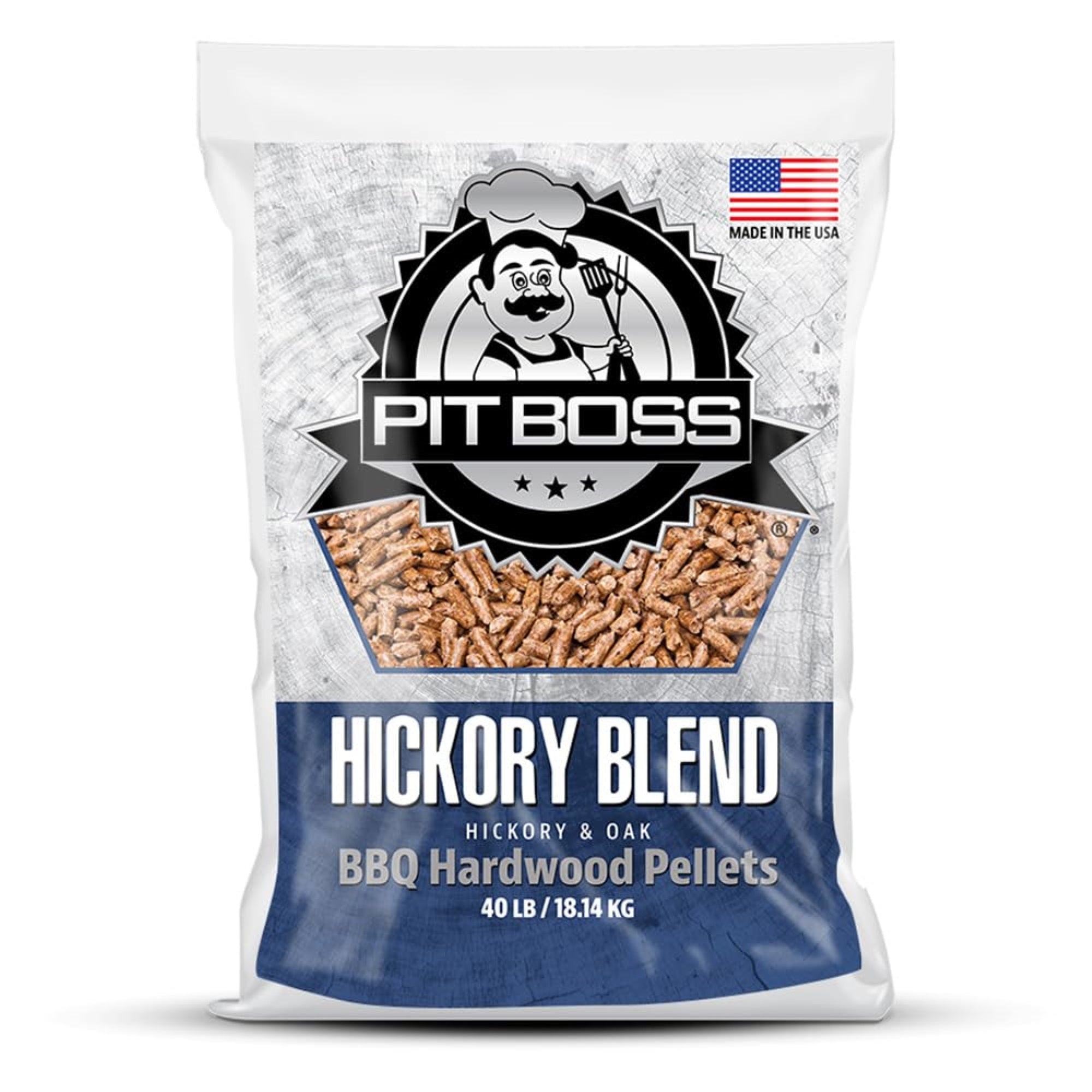 Pit Boss 40 Lb Hickory Blend Hardwood Pellets