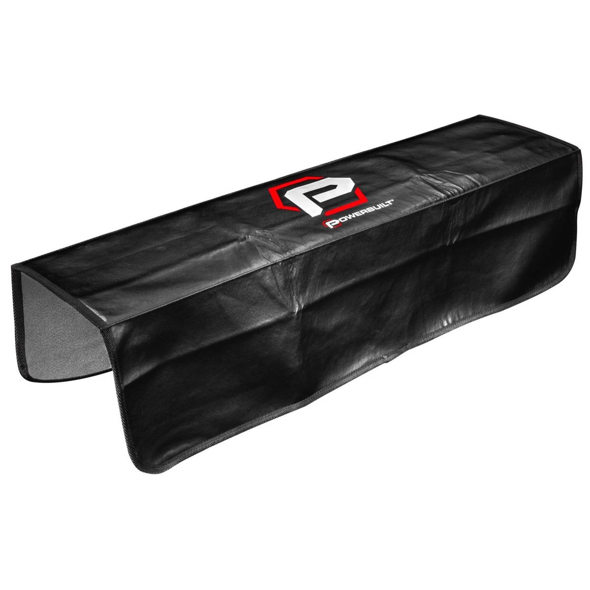 Powerbuilt 24'X 34' Black Plush Vinyl Fender Cover Protector Pad Mat, Mechanic And Car Repair Under Hood Protection - 640083