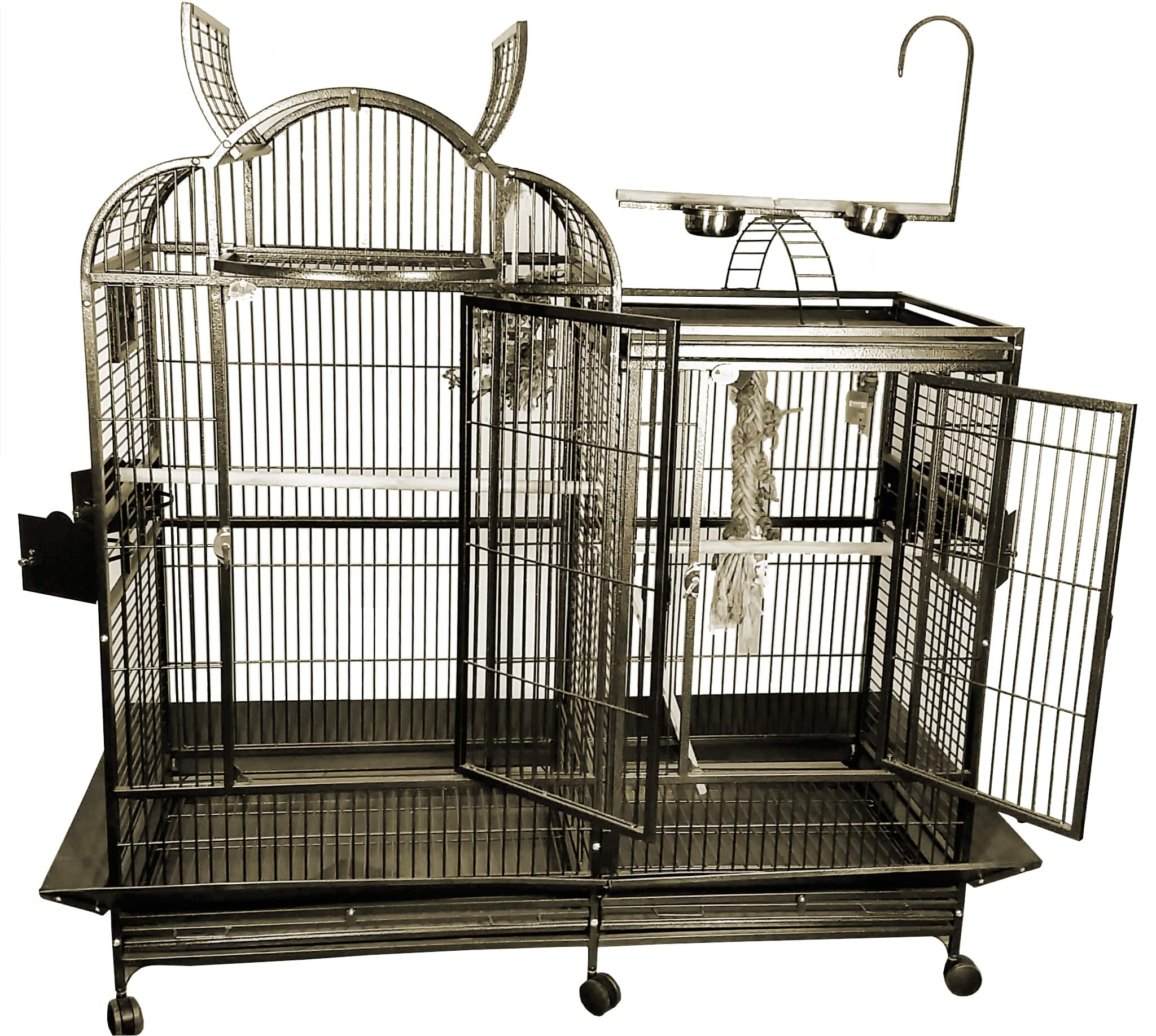 42'X26' Split Level House Cage Pc-4226D Platinum