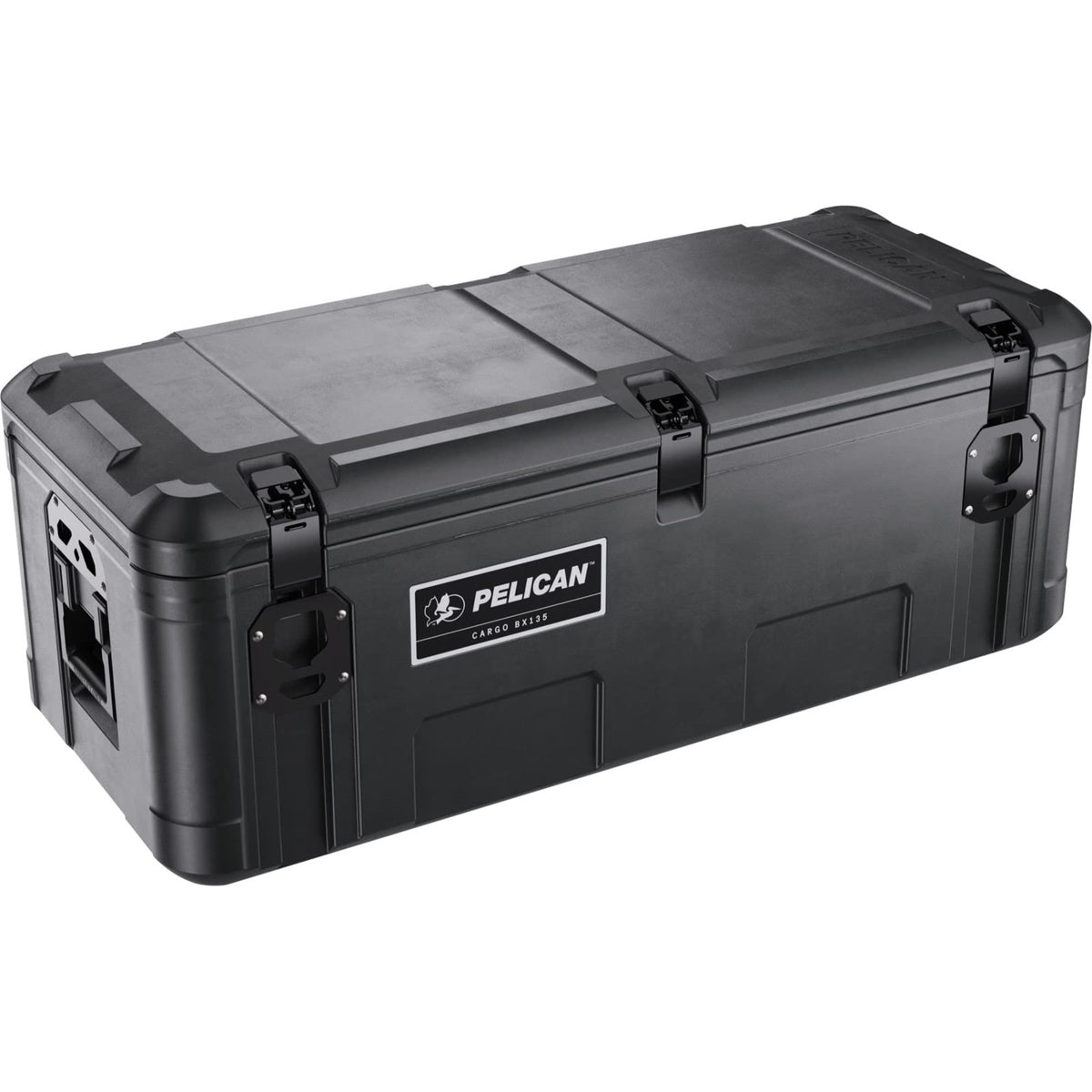 Pelican Cargo Case Bx135 - Truck Tool Box, Cargo Carrier For Roof And Truck Bed, Overland Case, Outdoor Waterproof Storage Box (Black)