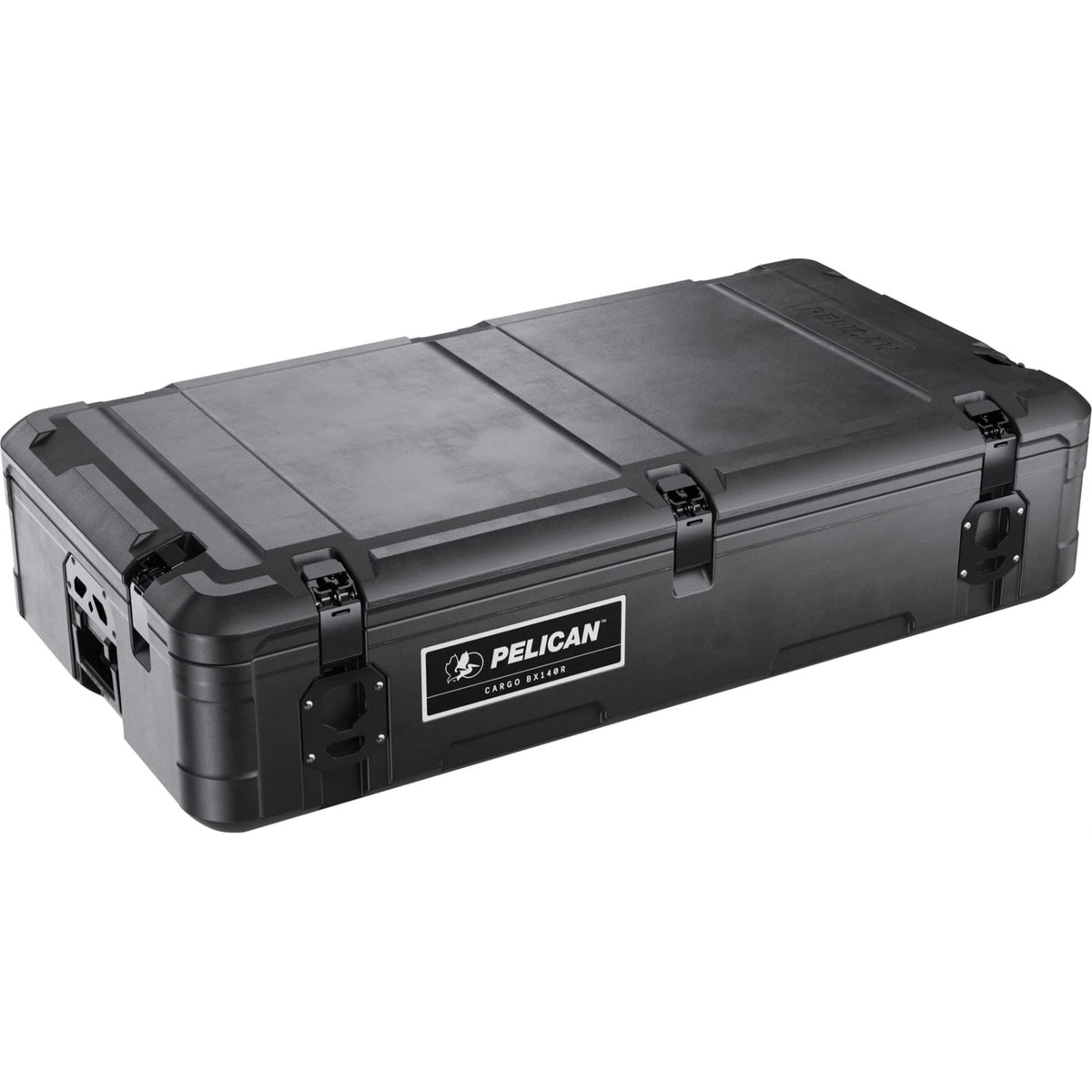 Pelican Cargo Case Bx140R - Truck Tool Box, Rooftop Cargo Carrier, Overland Case, Outdoor Waterproof Storage Box (Black)