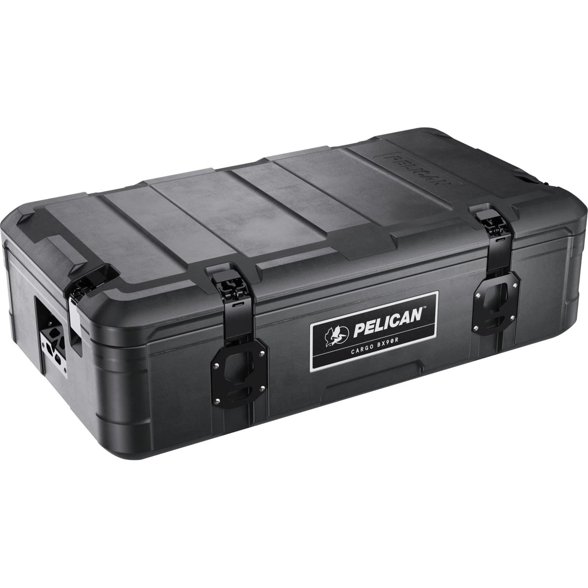 Pelican Cargo Case Bx90R - Truck Tool Box, Rooftop Cargo Carrier, Overland Case, Outdoor Waterproof Storage Box (Black)
