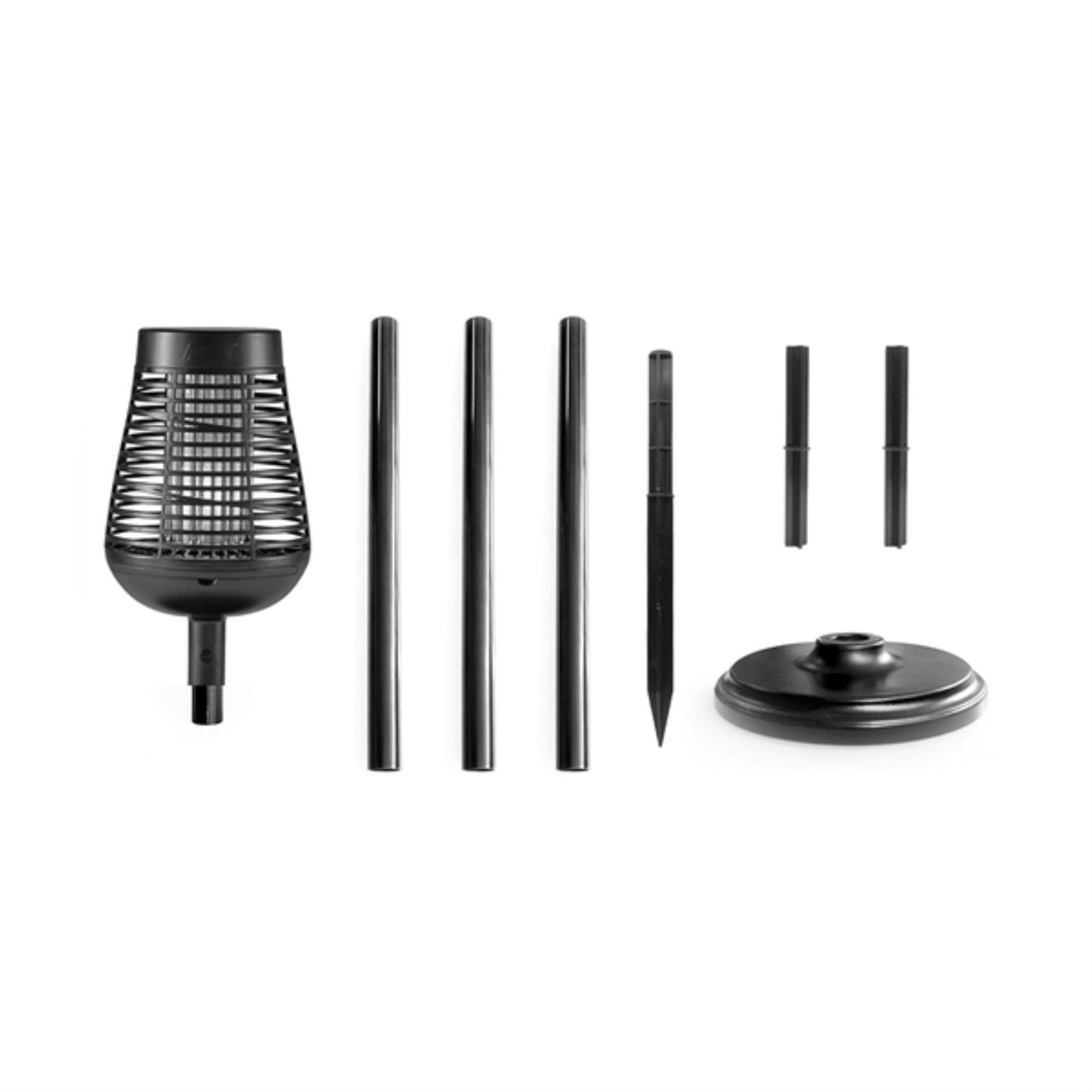PIC DFST Flickering Flame Solar Bug Zapper Insect Killer Torch
