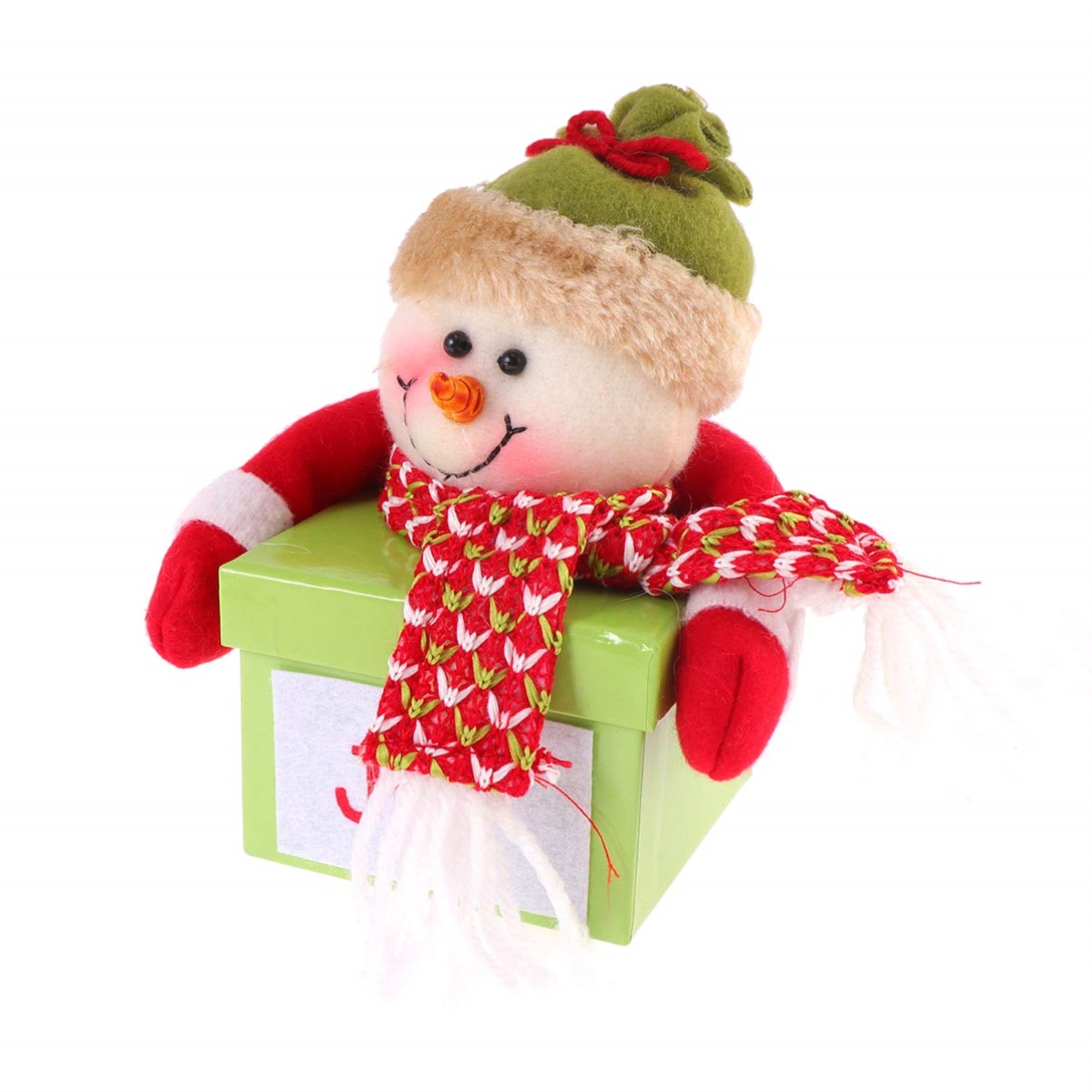 Holibanna Christmas Candy Box Christmas Snowman Christmas Eve Gift Box Party Bags