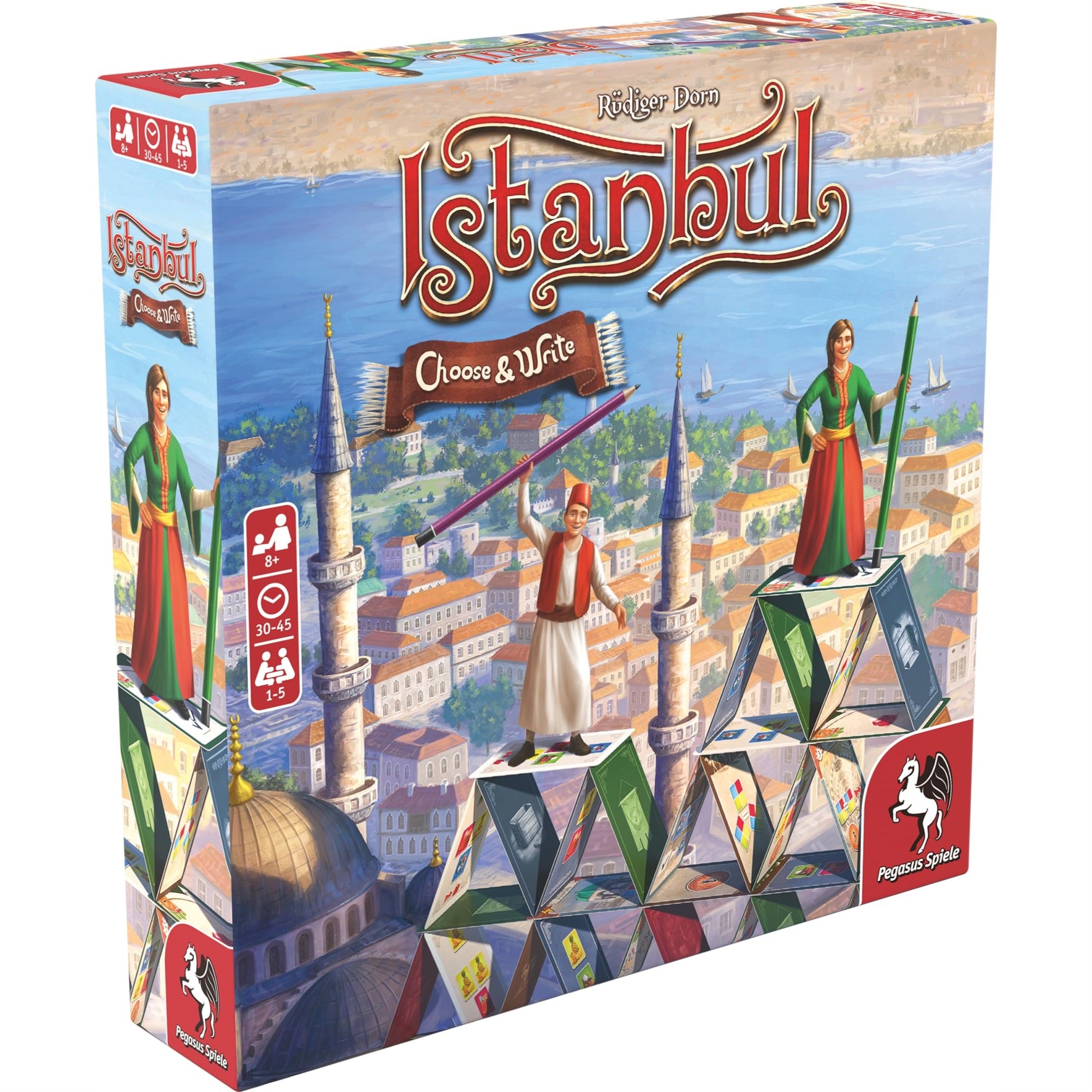 Istanbul: Choose & Write - Resource Trading Game - Game For Family Game Night - 1 To 5 Players - 30 To 45 Minutes Of Gamplay - English Version