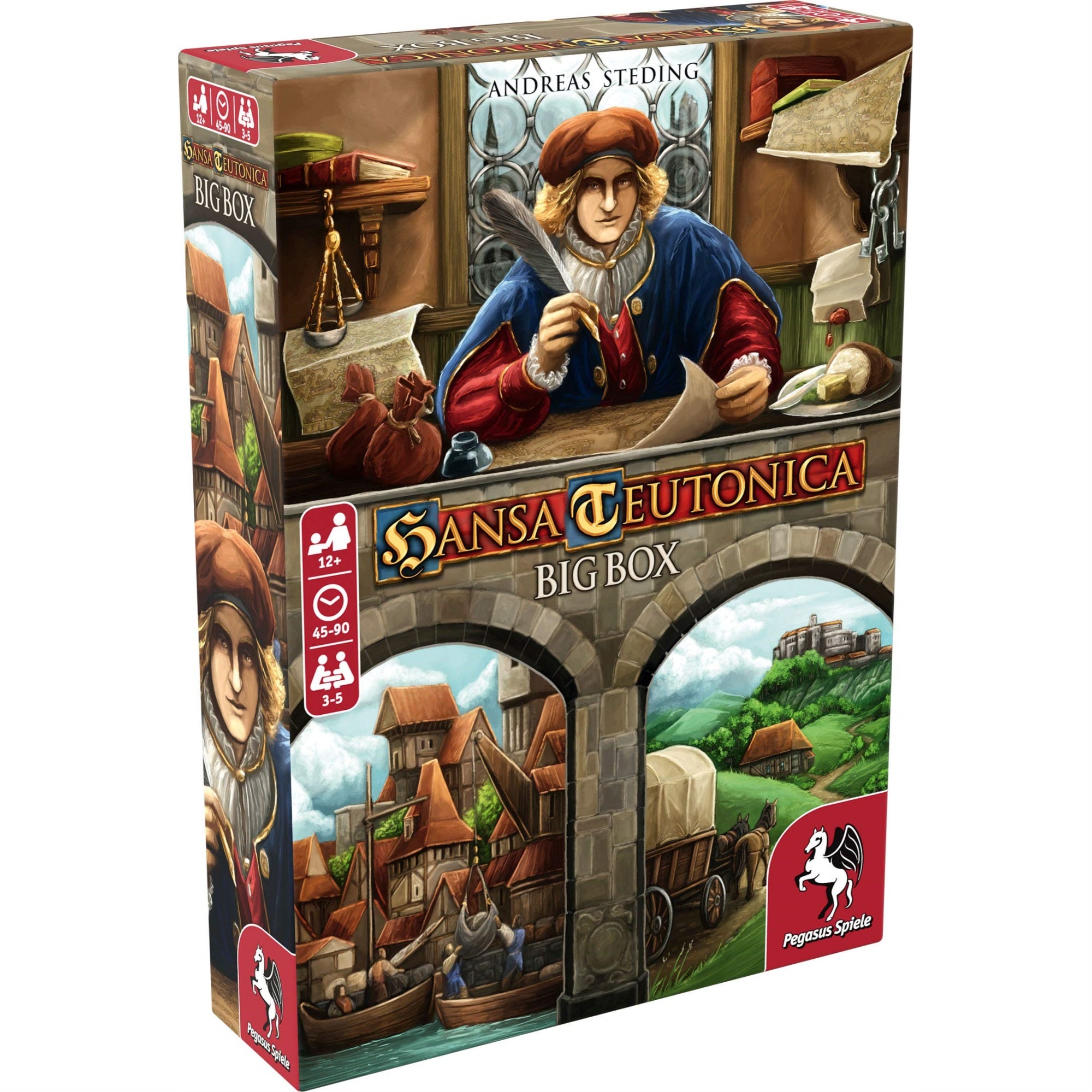 Pegasus Spiele 55148G - Hansa Teutonica Big Box, Grey