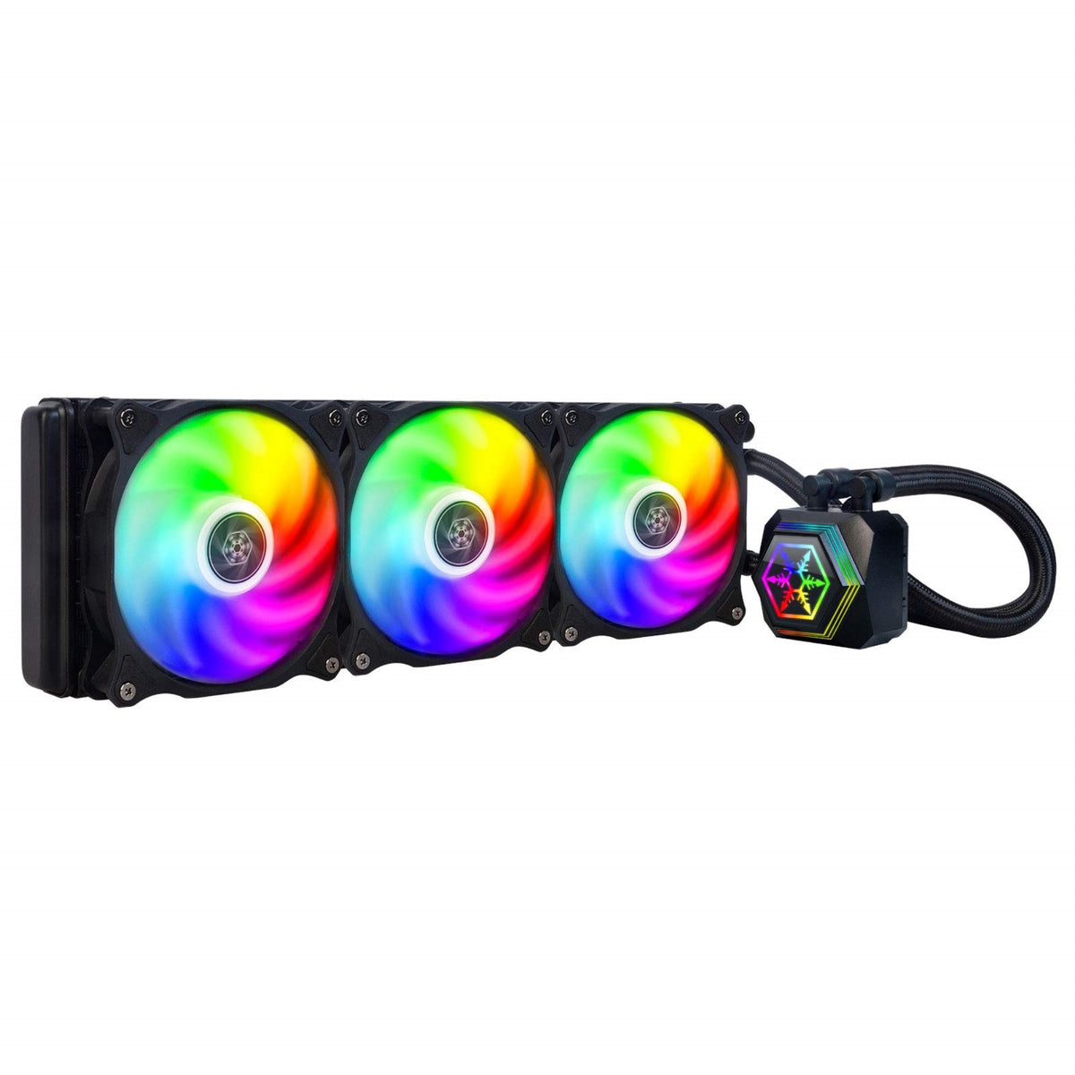 Silverstone Technology Permafrost Pf360-Argb V2 360Mm All-In-One Liquid Cooler, Sst-Pf360-Argb-V2 Black