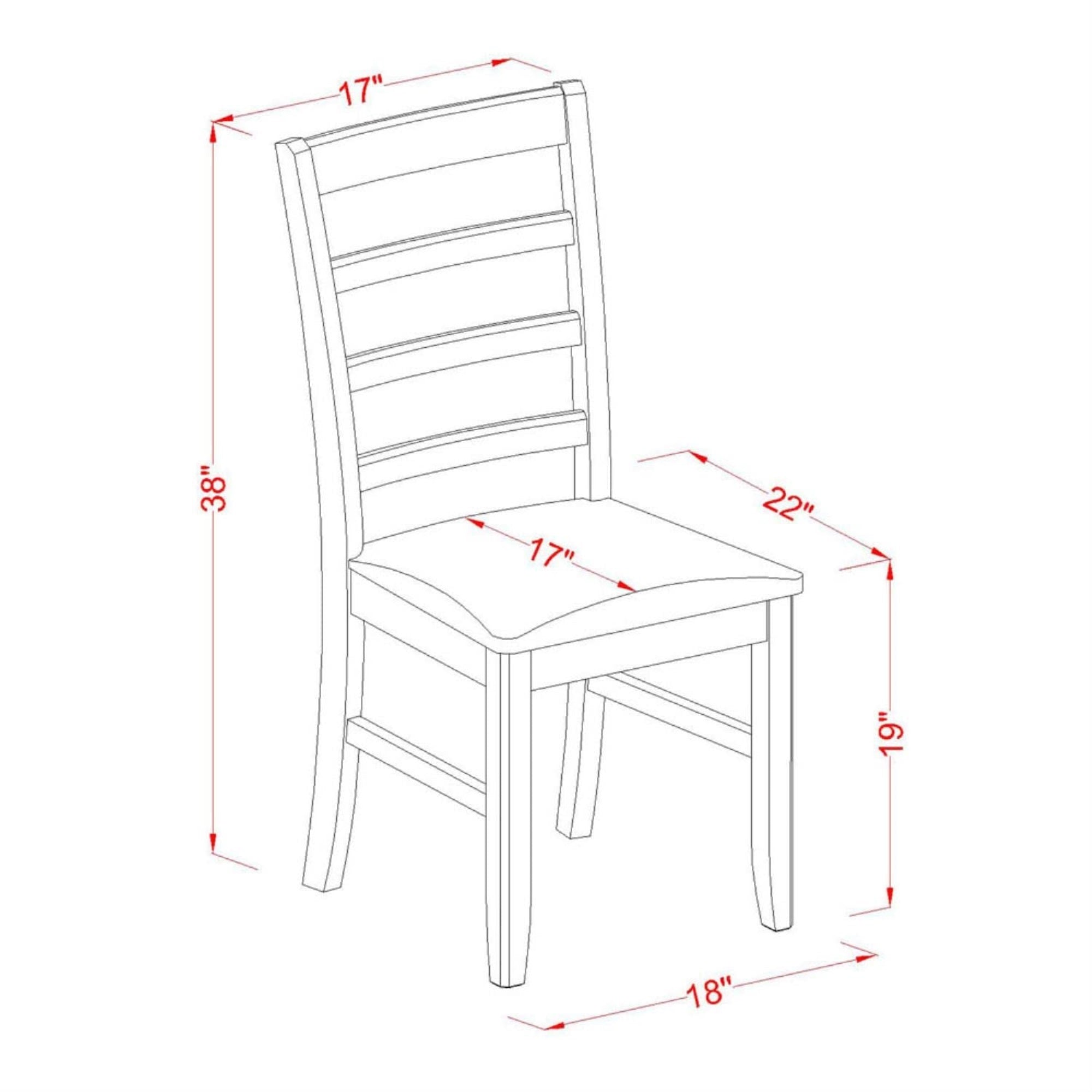 Casafoyer Dining Chairs, Set Of 2, Cappuccino