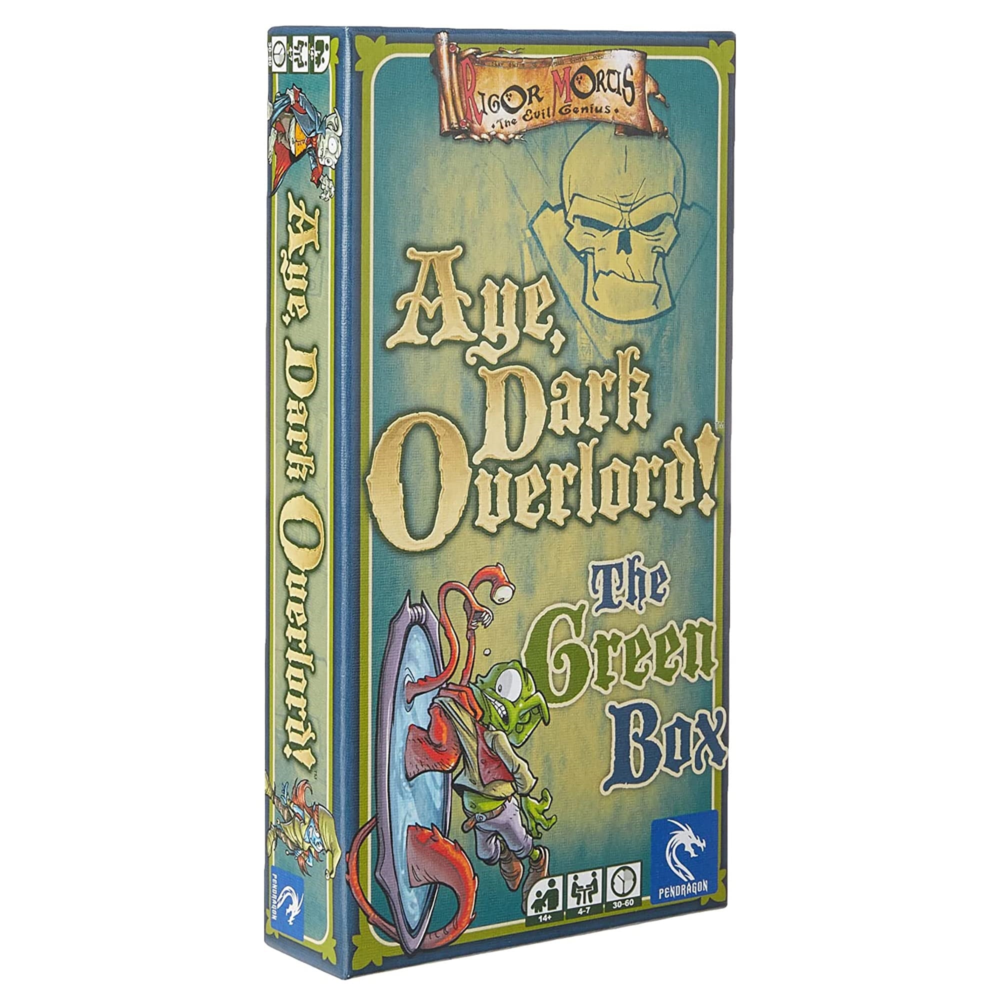 Pendragon Game Studio Aye, Dark Overlord! The Green Box - Card Game, Fantasy Party Game Filled With Humor, Rpg Game, For 4-7 Players, 30-60 Minute Playing Time, Ages 14+