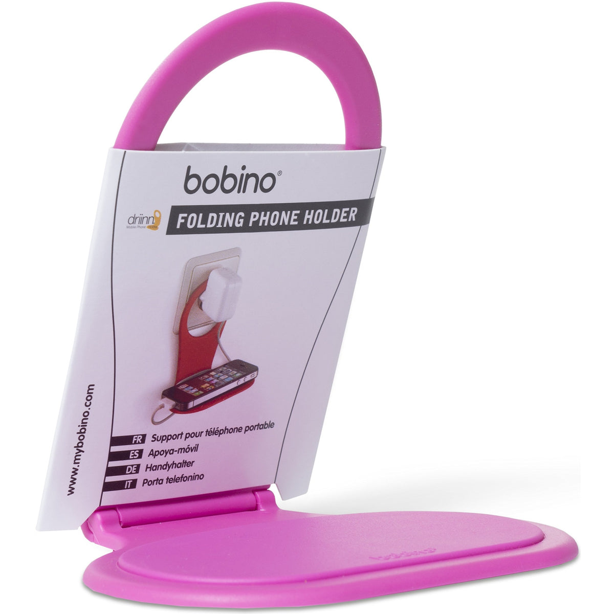 Bobino Folding Phone Holder (Fuchsia)