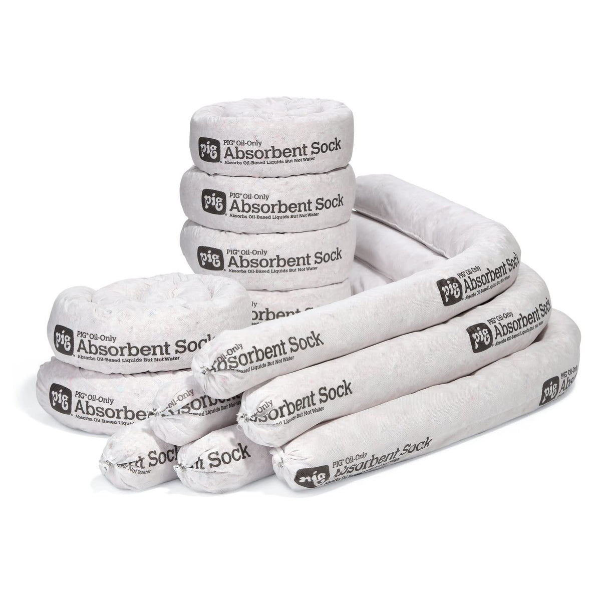 Pig Oilonly Absorbent Sock 3Inx48In 12/Box