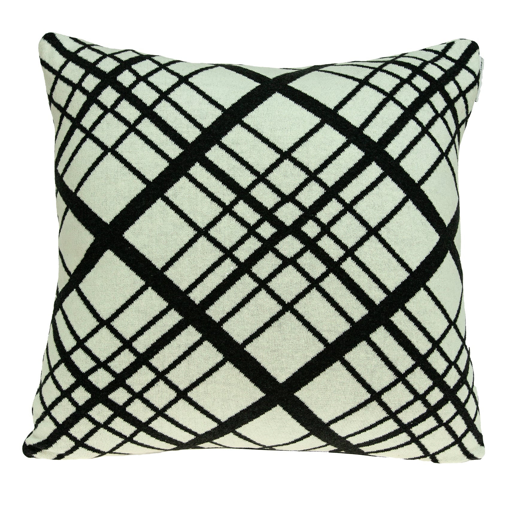 Parkland Collection Misa Transitional White Pillow Cover With Poly Insert