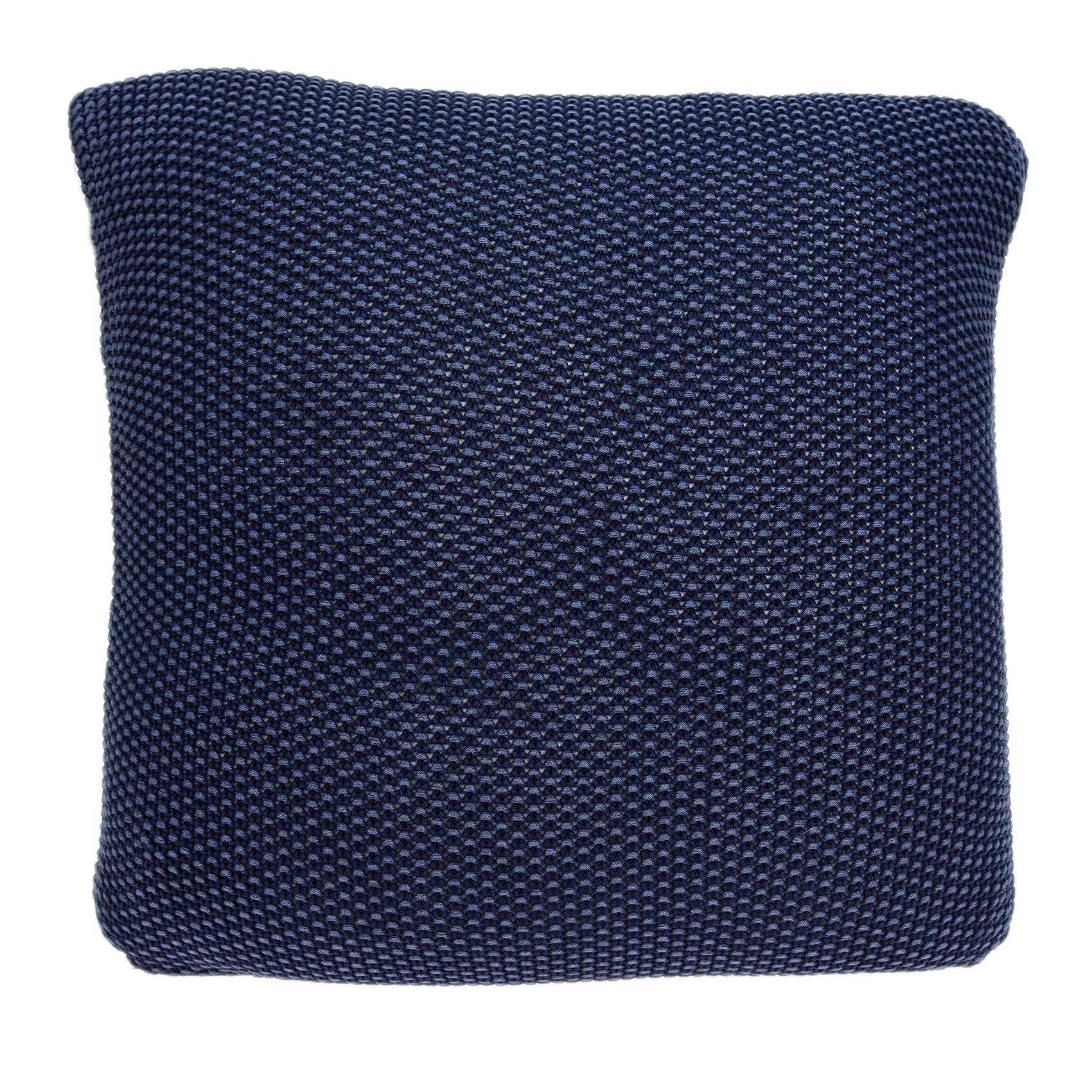 Parkland Collection Manni Transitional Blue Pillow Cover With Poly Insert