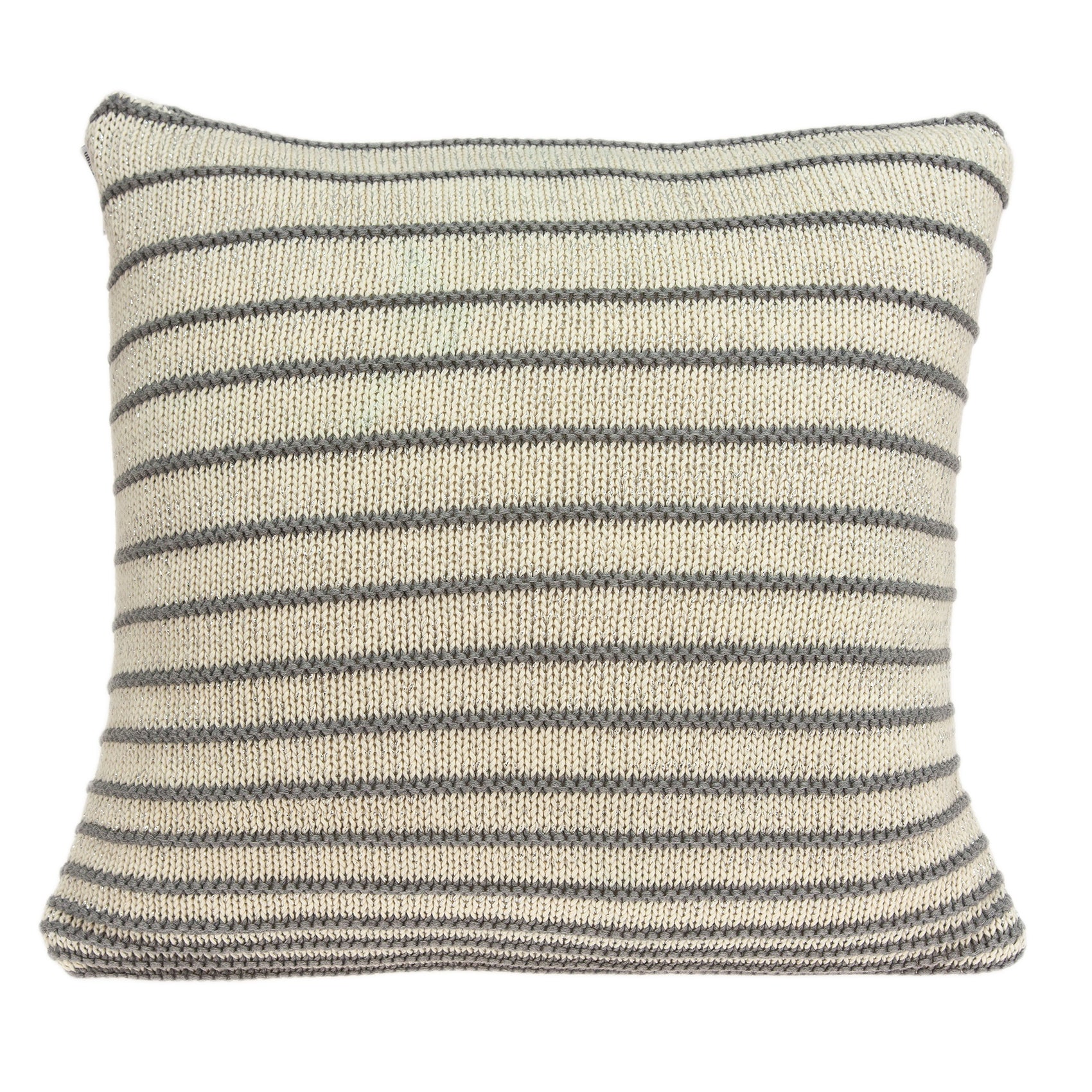 Parkland Collection Tanzi Transitional Tan Pillow Cover With Poly Insert