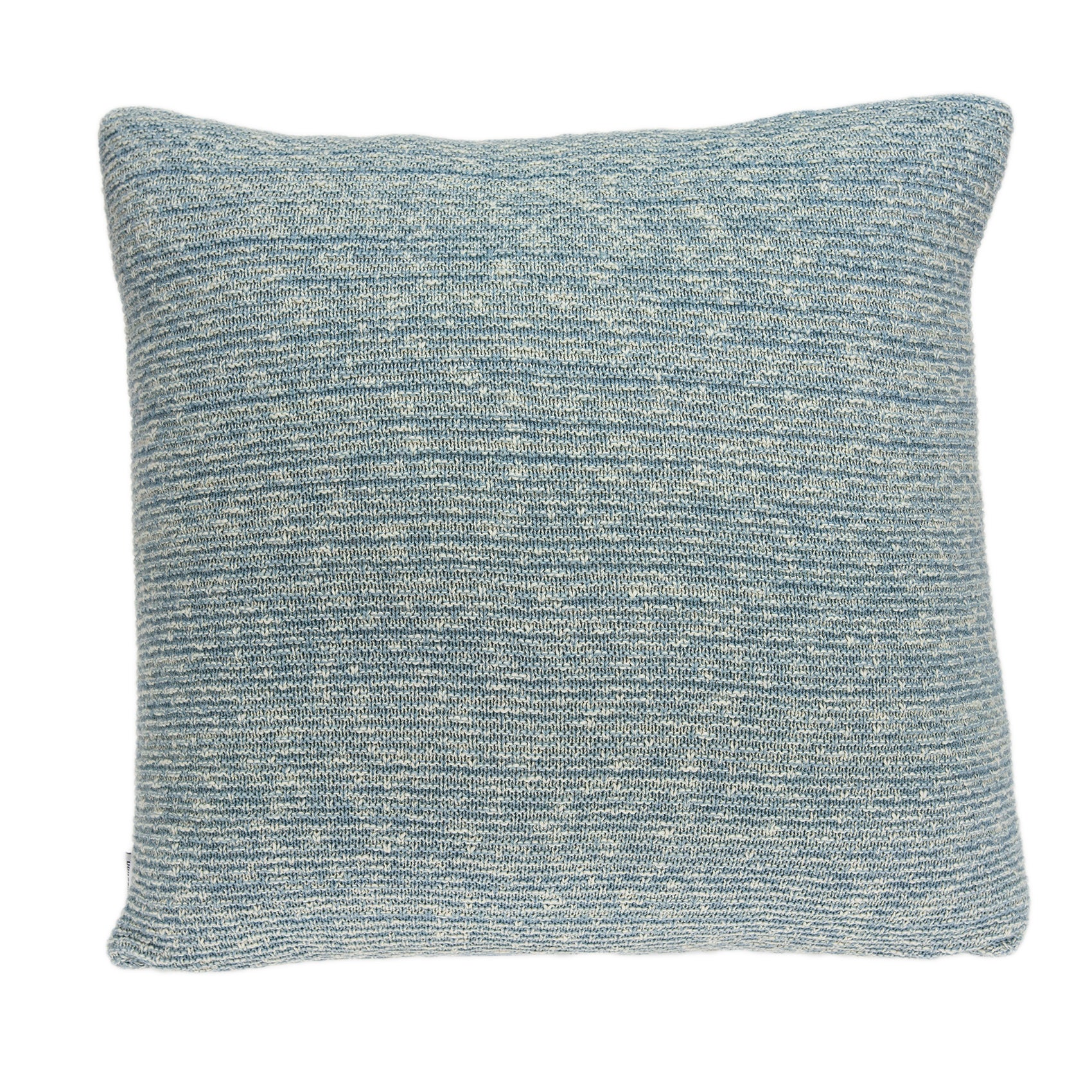 Parkland Collection Tobi Transitional Blue Pillow Cover With Poly Insert