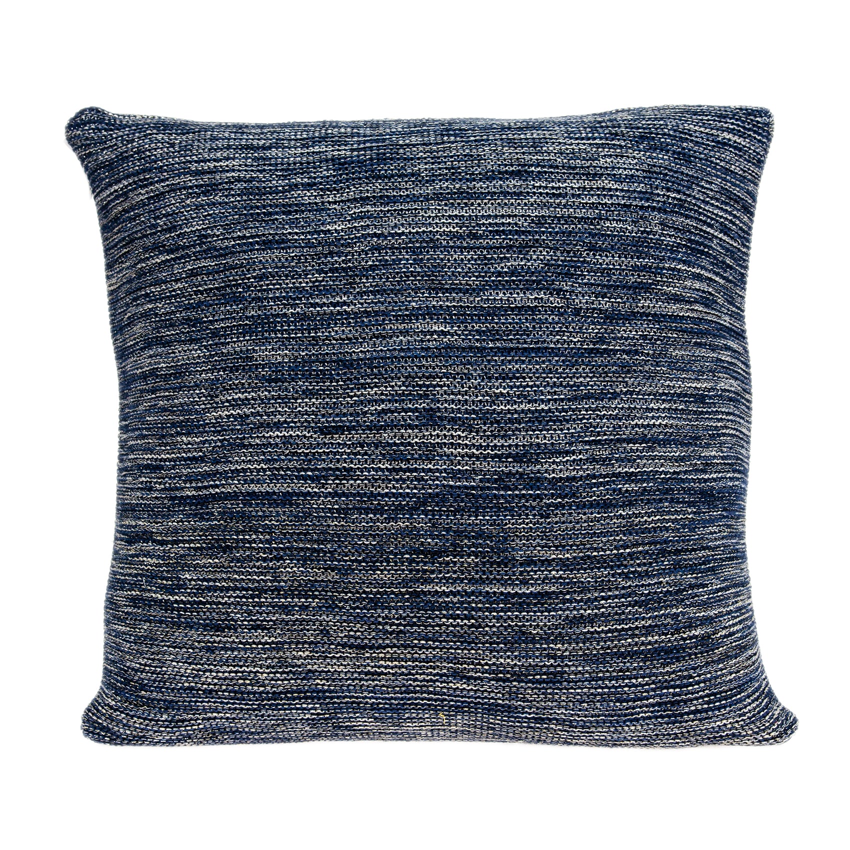 Parkland Collection Caliga Transitional Blue Pillow Cover With Poly Insert