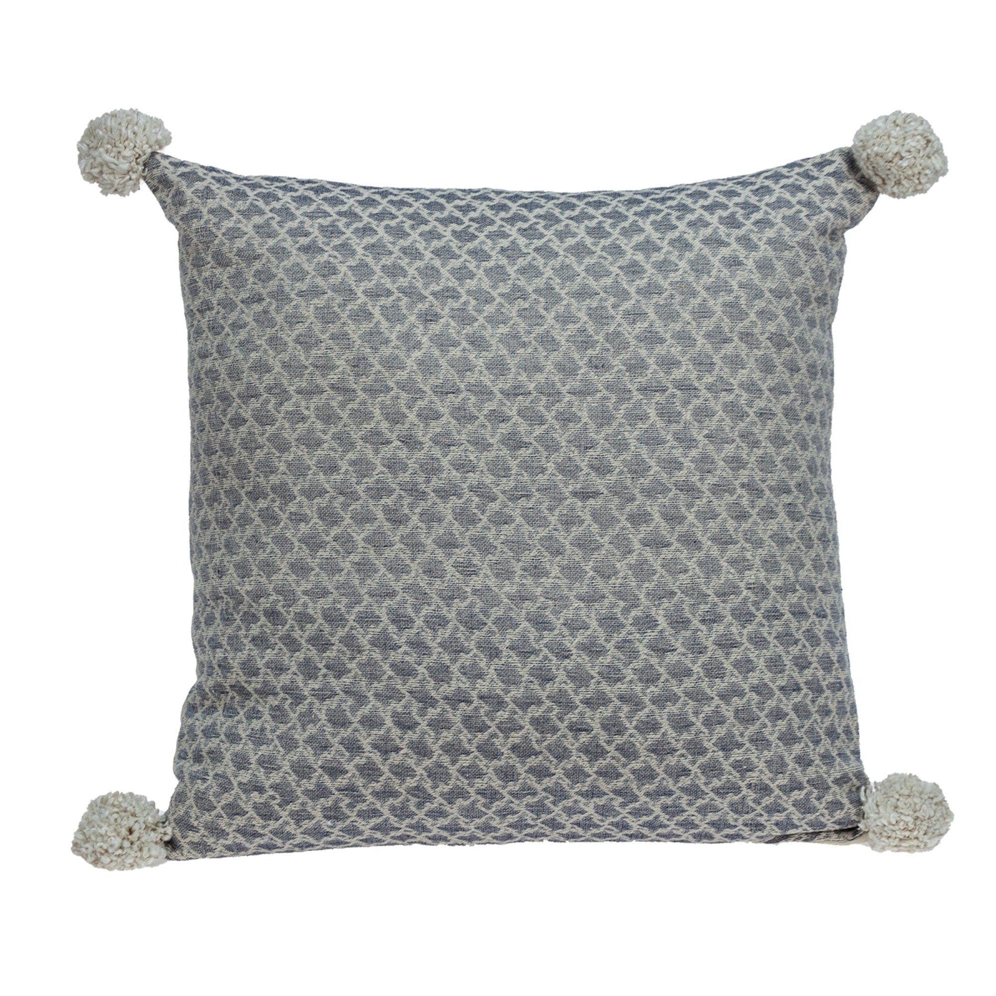 Parkland Collection Allegro Transitional Ivory Throw Pillow