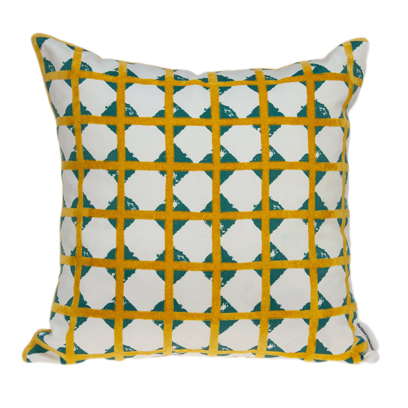 Parkland Collection Gola Contemporary Multicolor Pillow Cover With Poly Insert