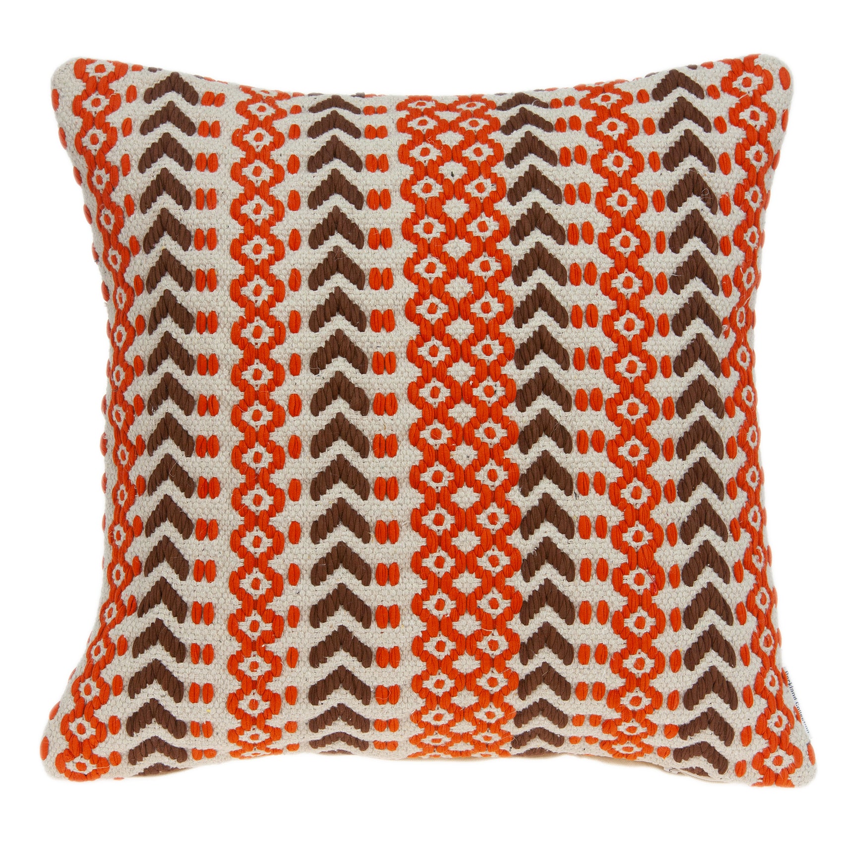 Parkland Collection Larka Bohemian Multicolor Pillow Cover With Poly Insert