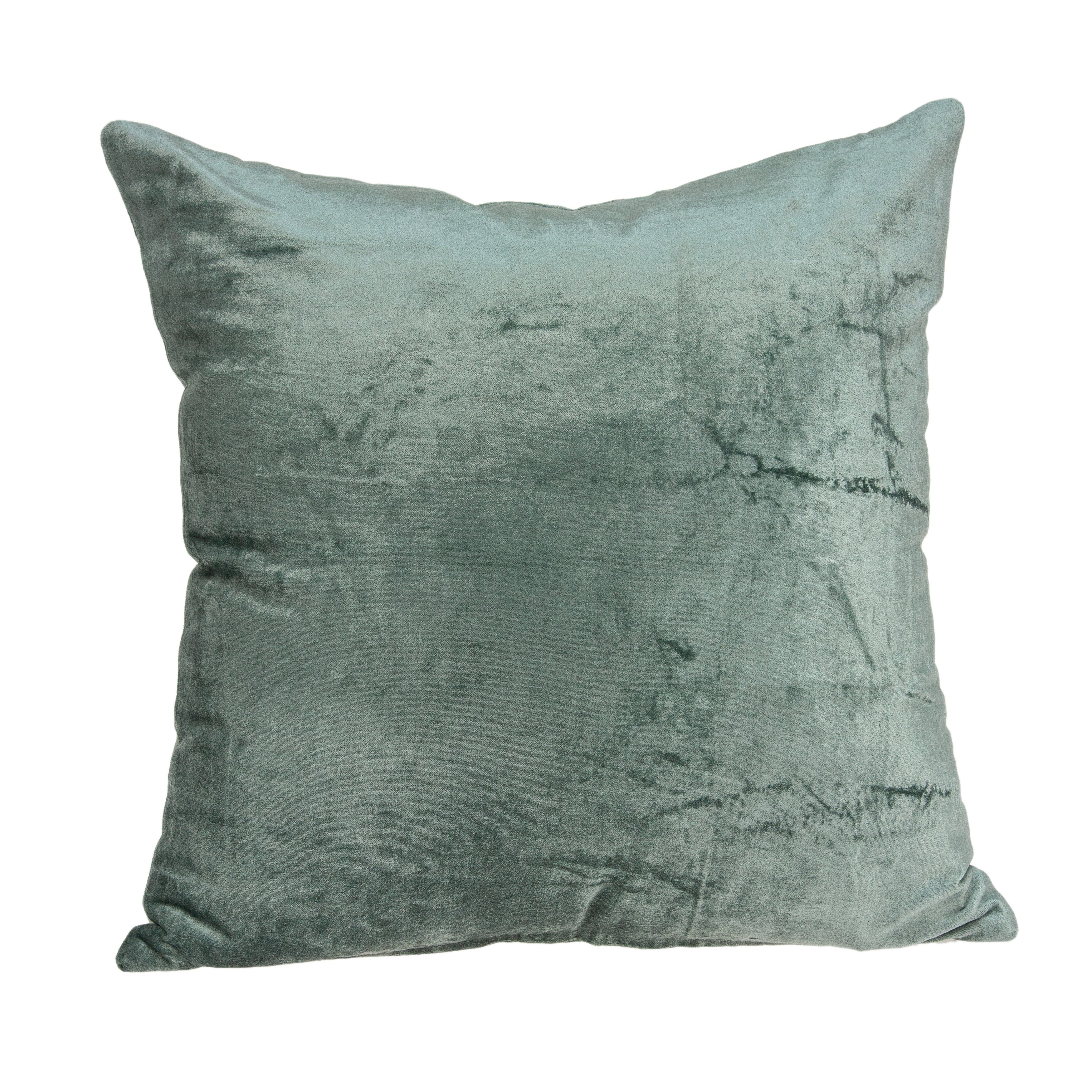 Parkland Collection Diego Transitional Sea Foam Solid Pillow Cover With Poly Insert